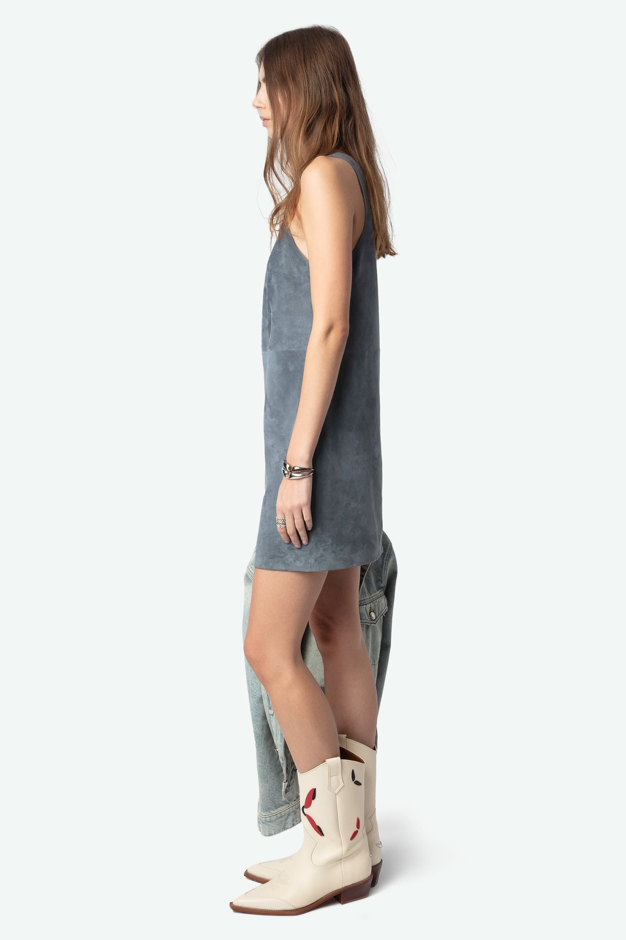 Rasha Suede Dress