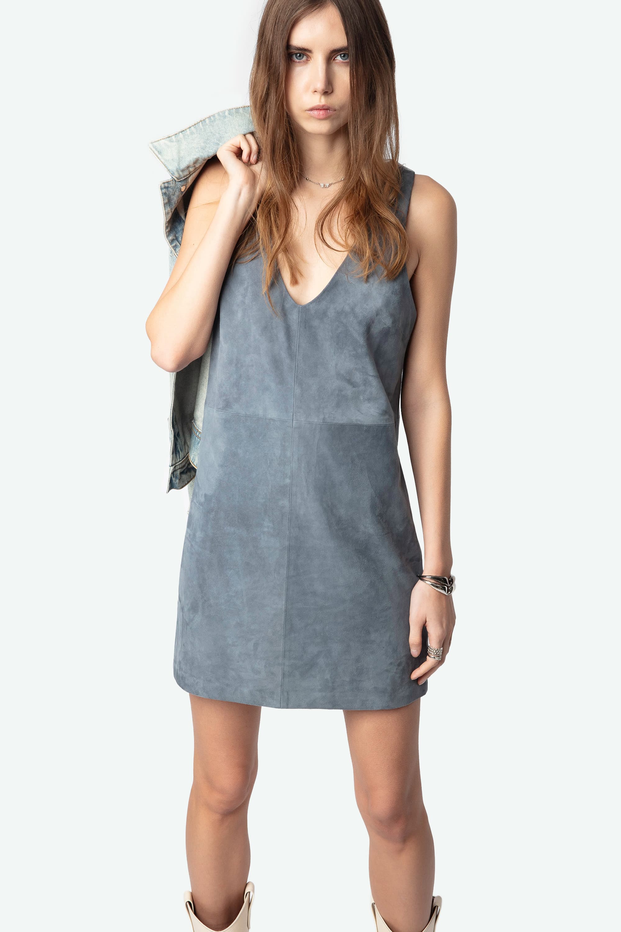 Rasha Suede Dress