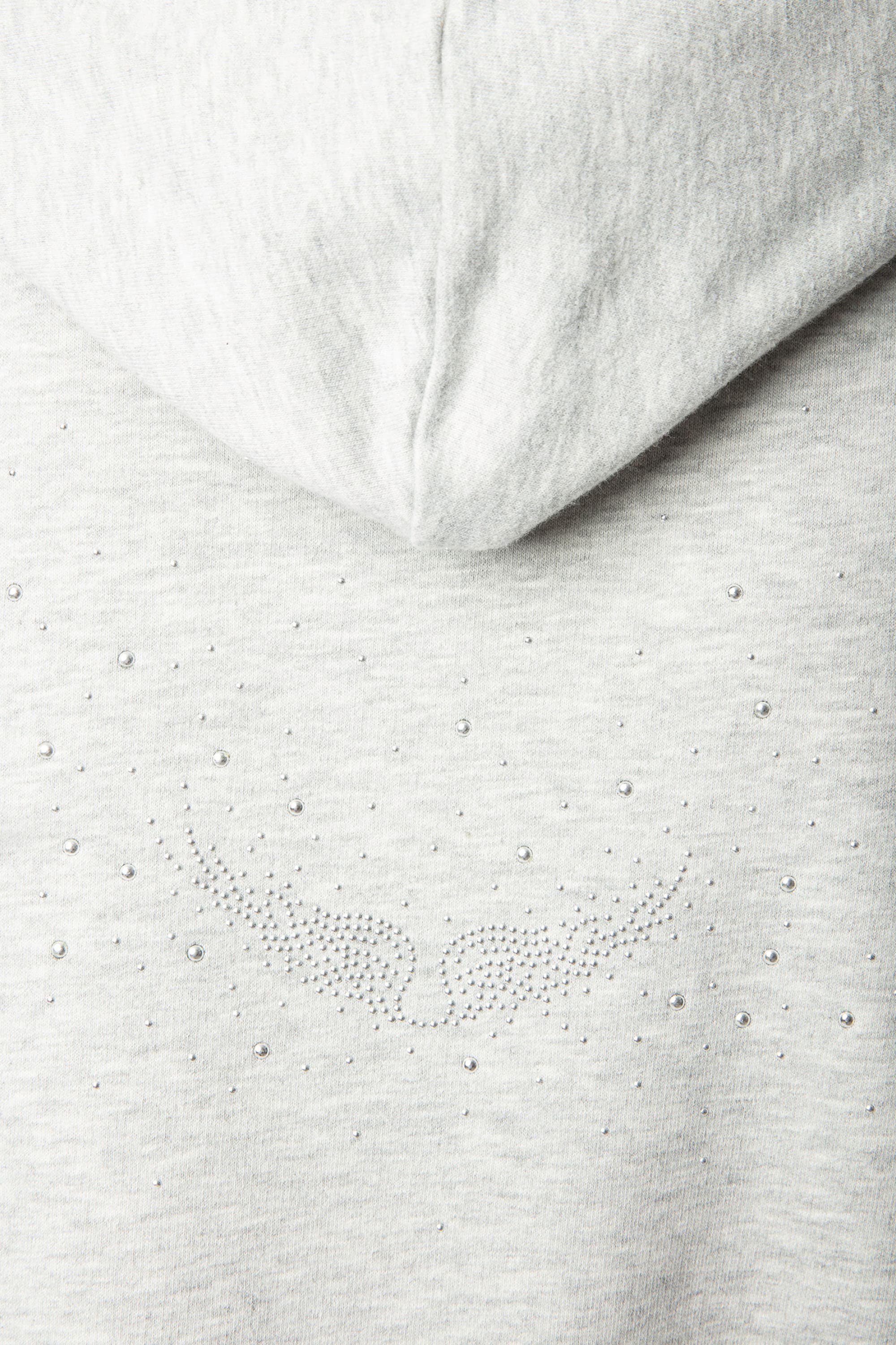 Mia Wings Strass Zip-Up Cardigan