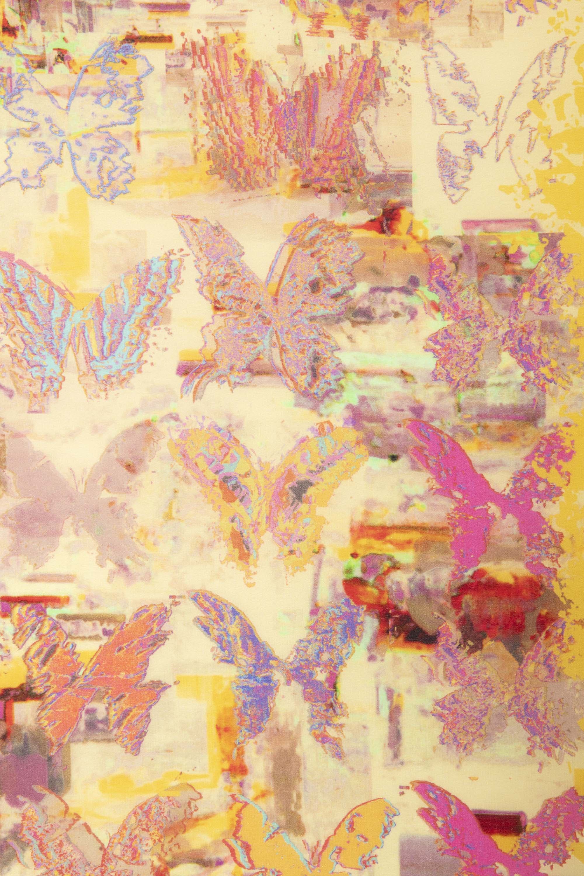 Blondie Butterfly Silk Scarf