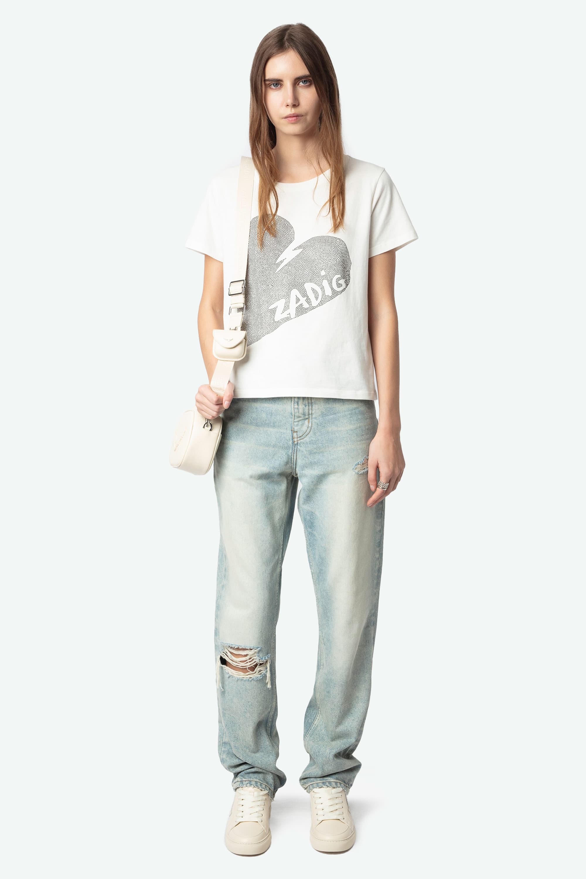 Alys Heart Strass T-shirt