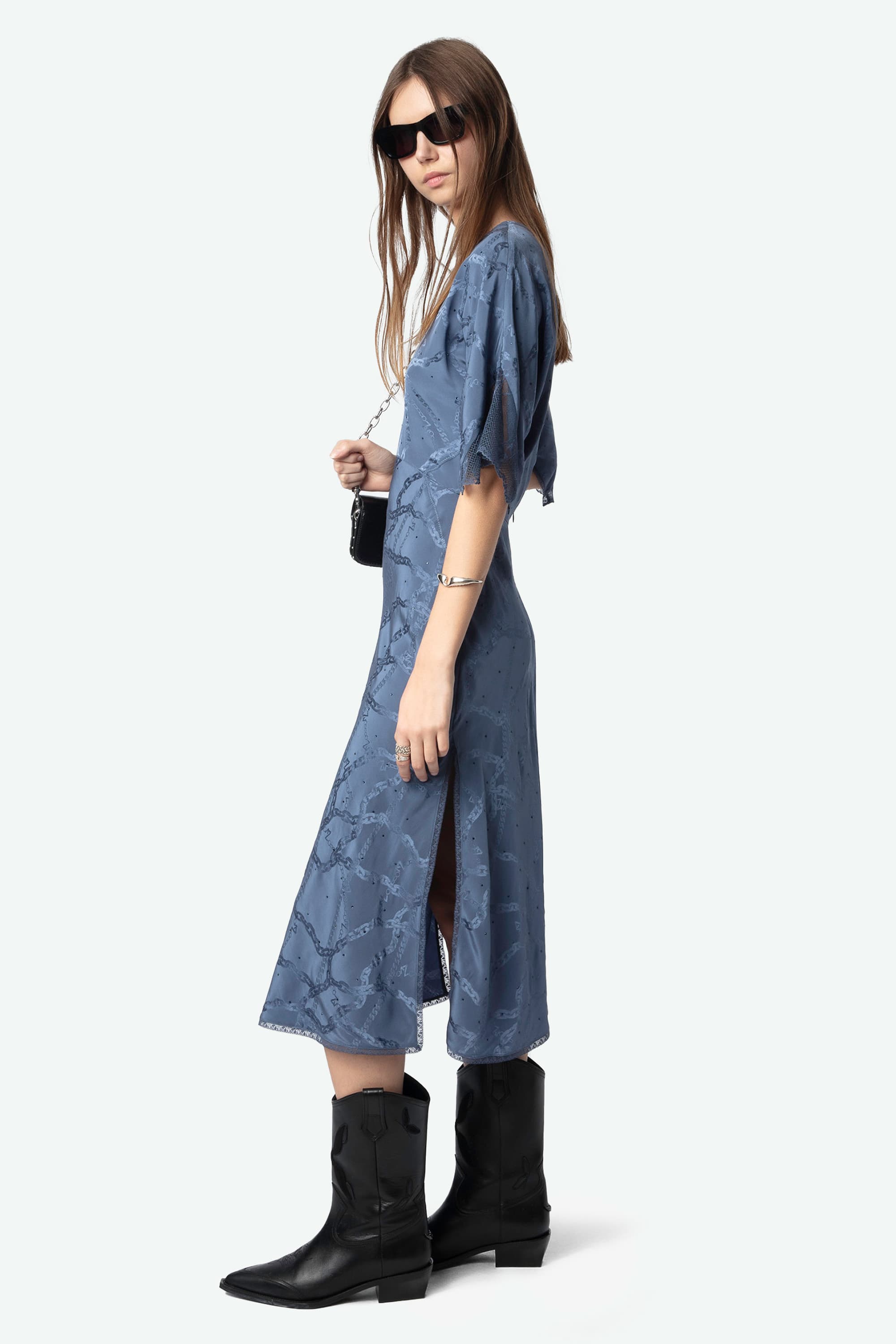 Rey Chain Silk Dress