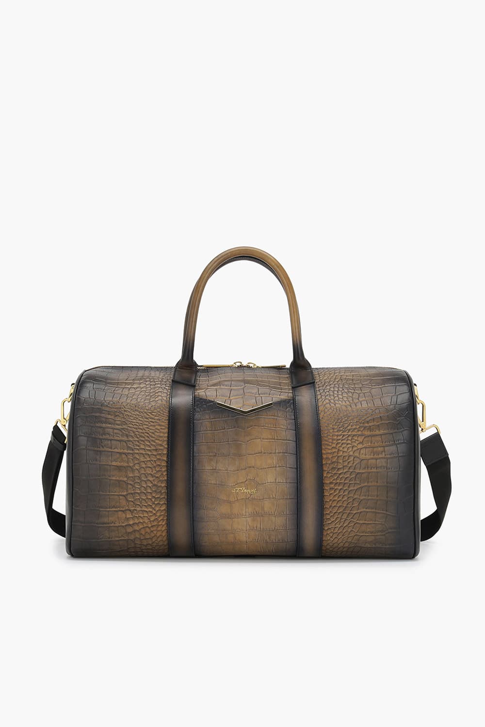 24 르글랑 아뜰리에 크로코패턴 트래블백 하바나 CG191476Z