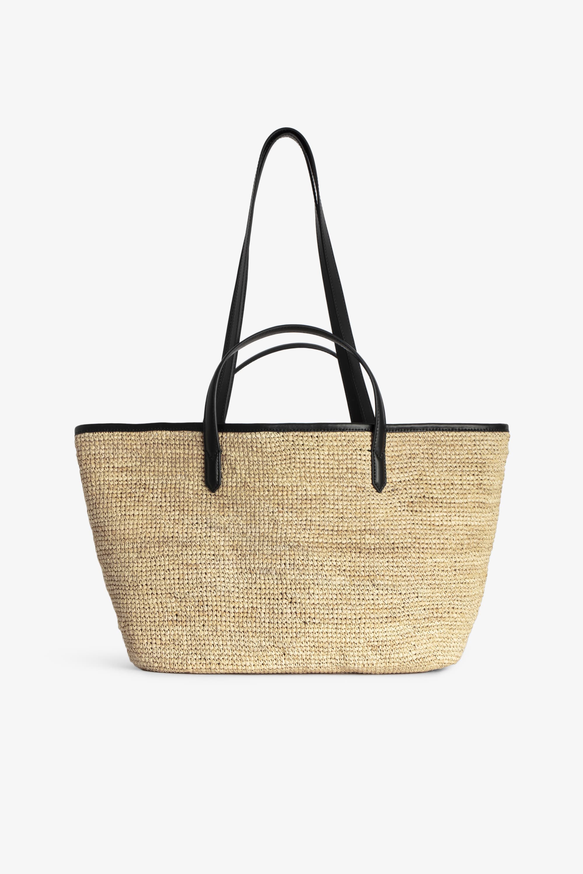 Le Wings Raffia Basket Bag