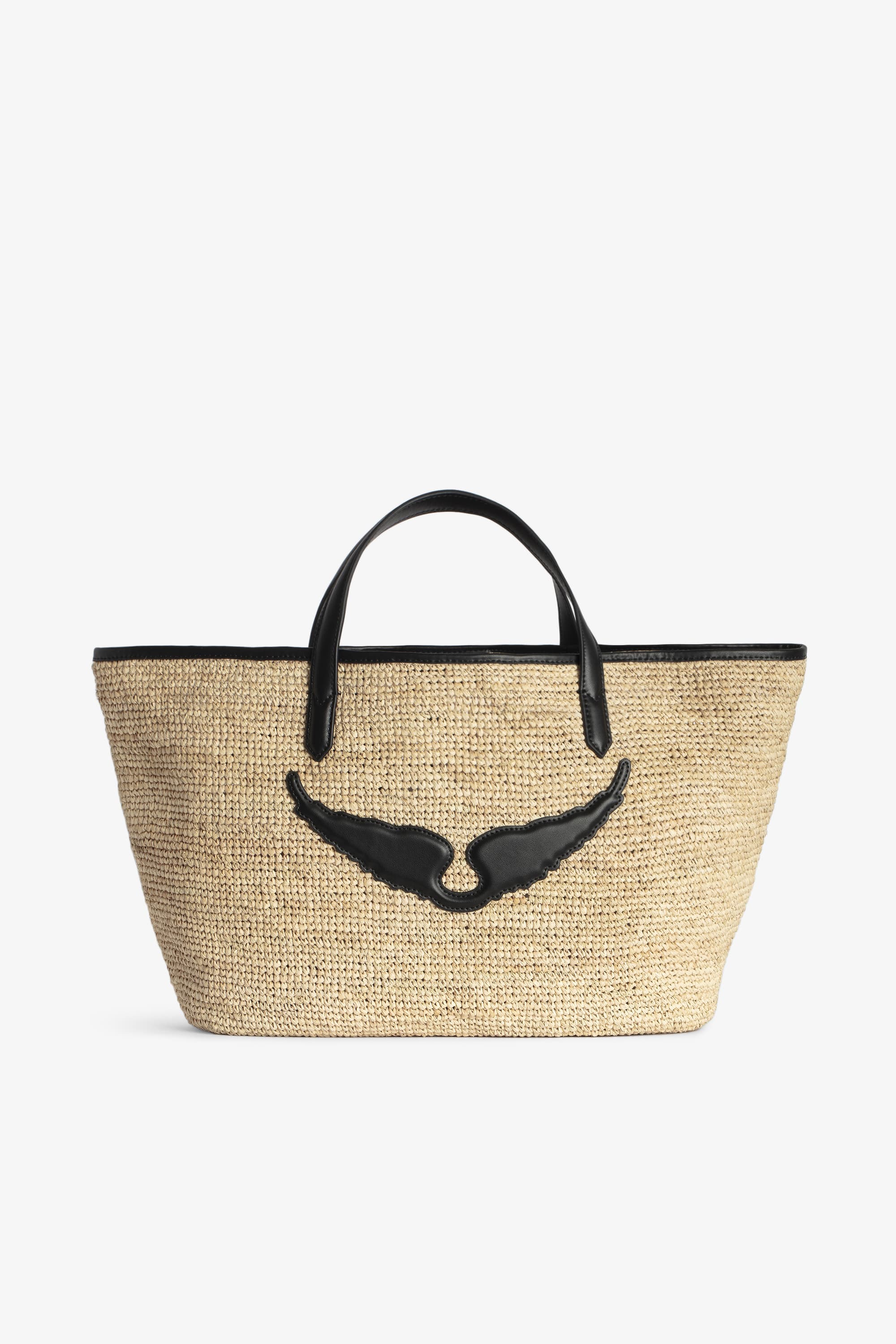 Le Wings Raffia Basket Bag