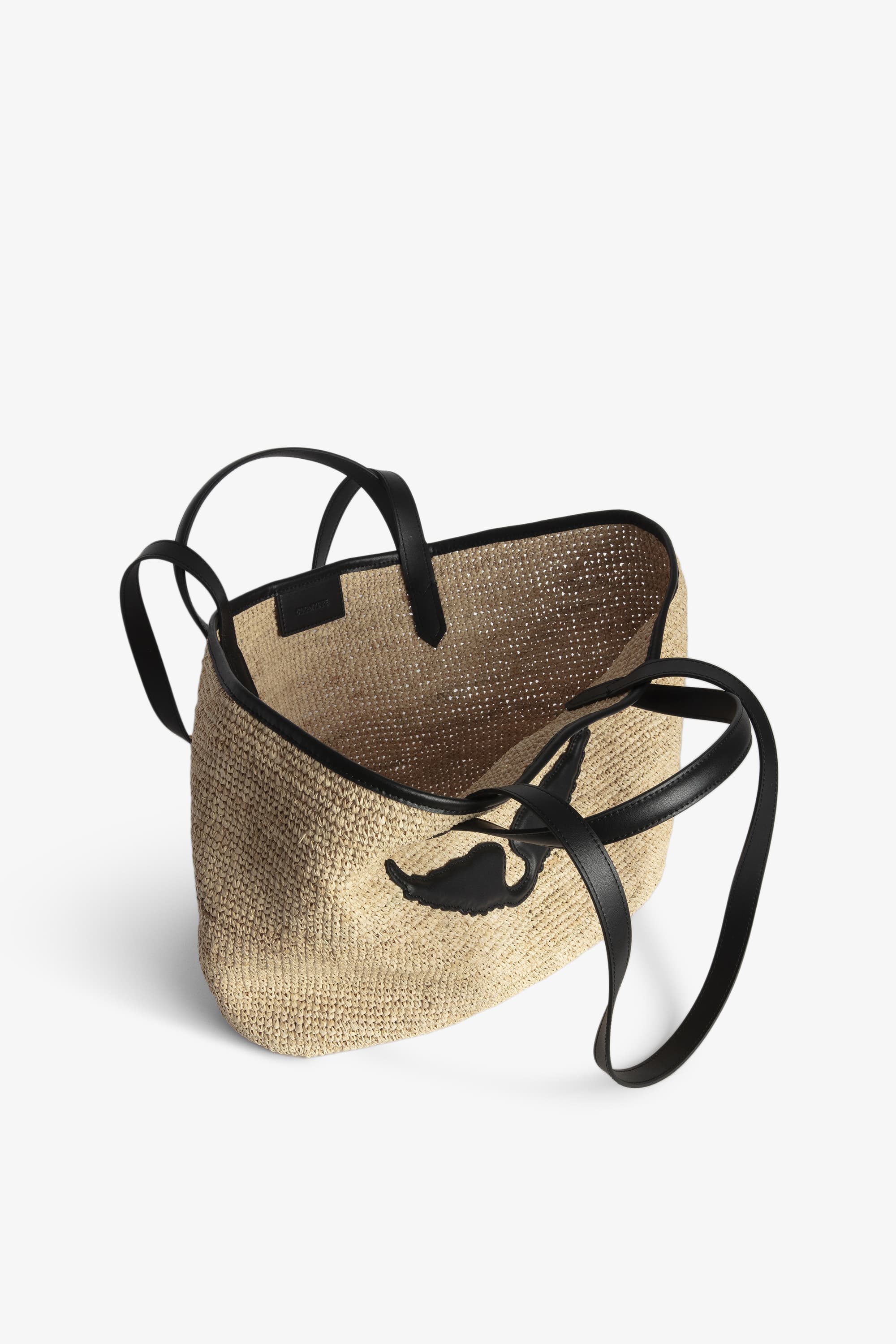 Le Wings Raffia Basket Bag