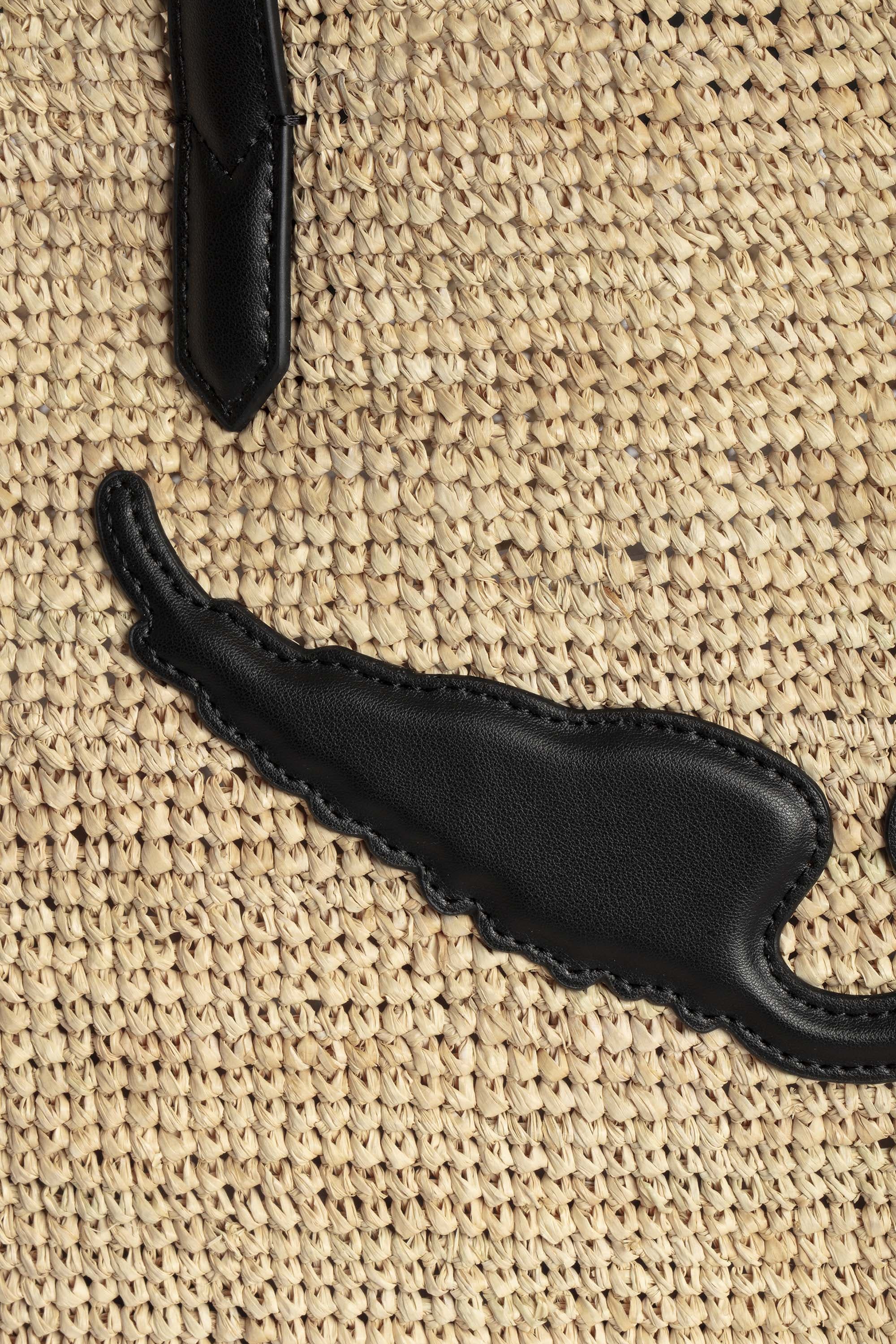 Le Wings Raffia Basket Bag