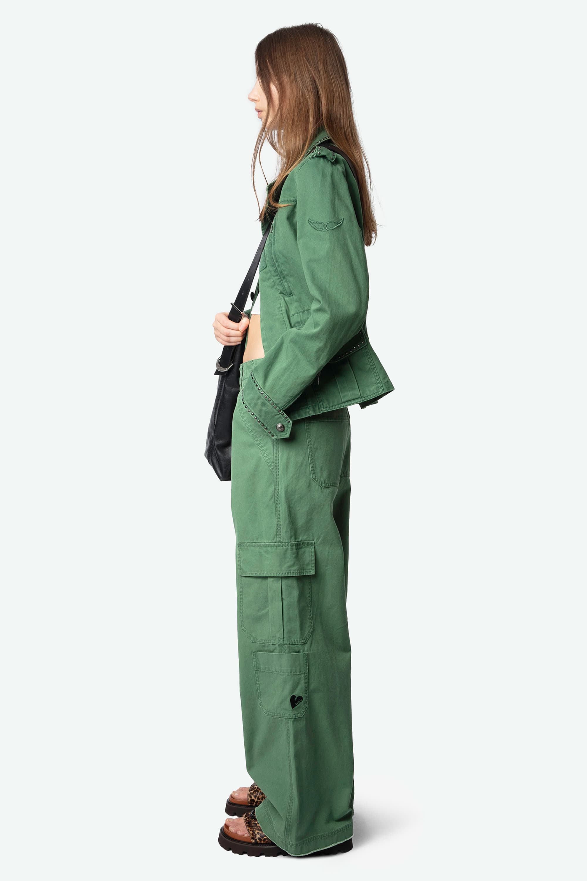 Klimi Cotton Stud Jacket