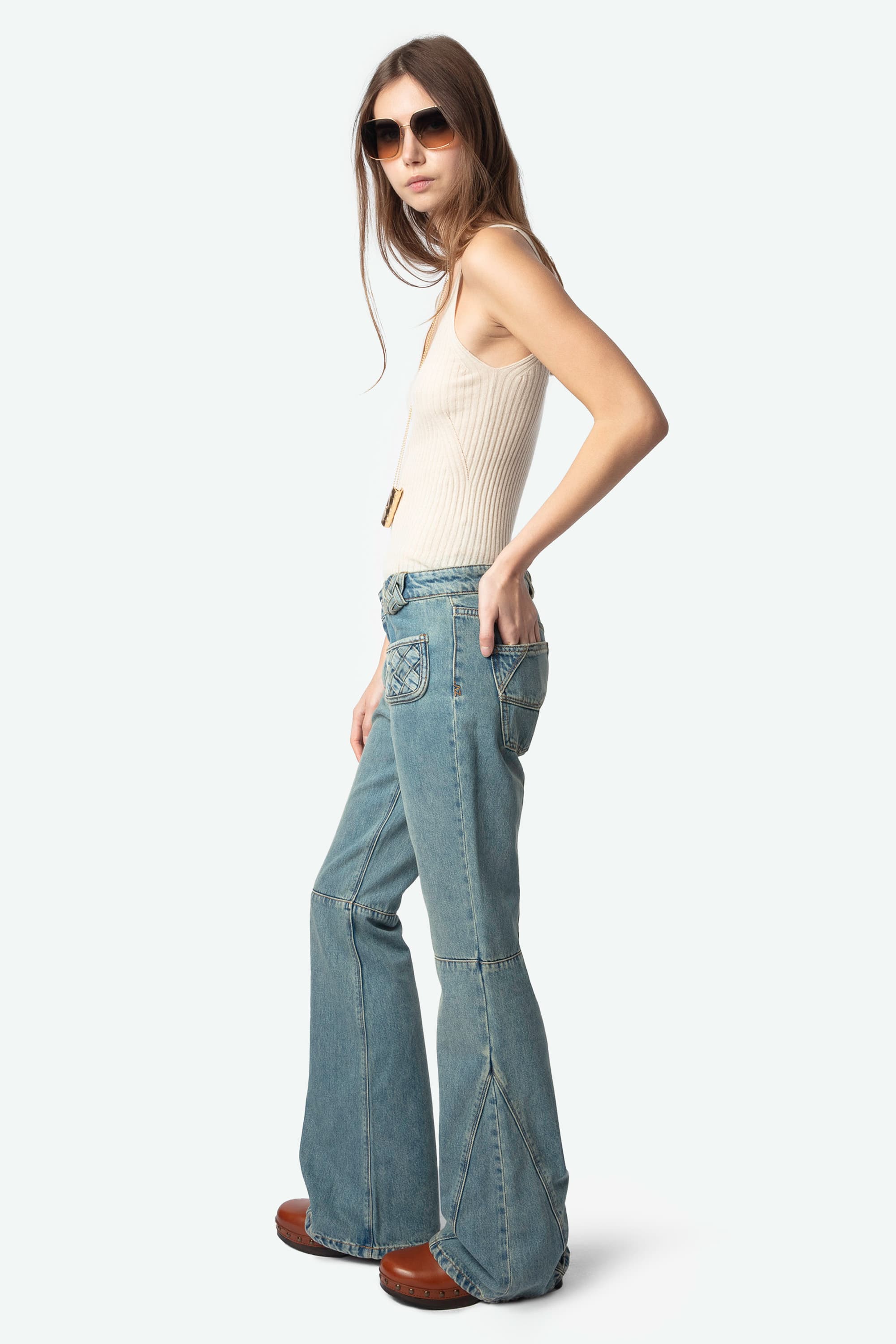 Nora Cashmere Knit Top