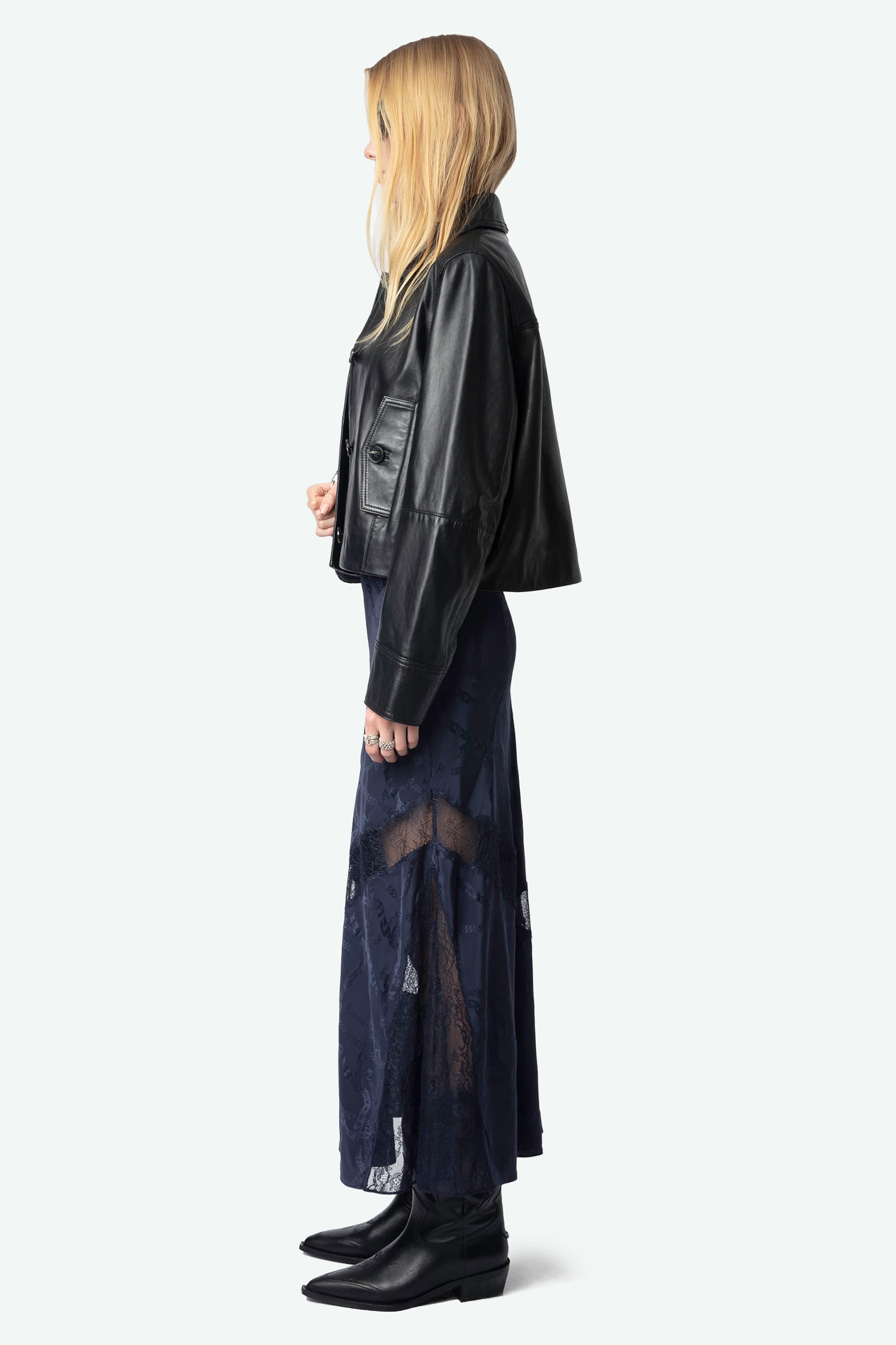 Jaylal Chain Silk Skirt