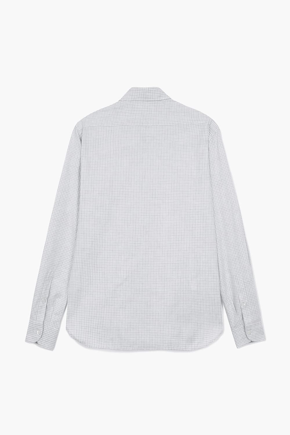 코튼 미니 체크 셔츠 그레이 RE5SMBASH307R91