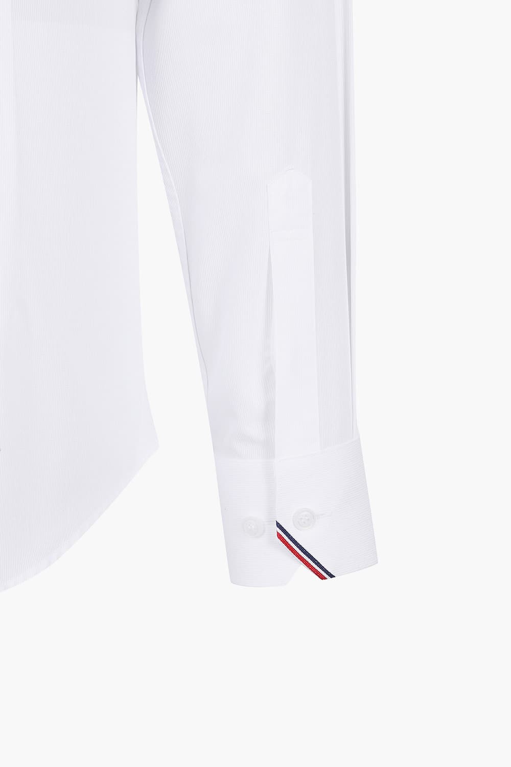 텐셀 도비 커프스 트리콜로르 316 컴포터블 셔츠 화이트 SE5SM21LS316SWH