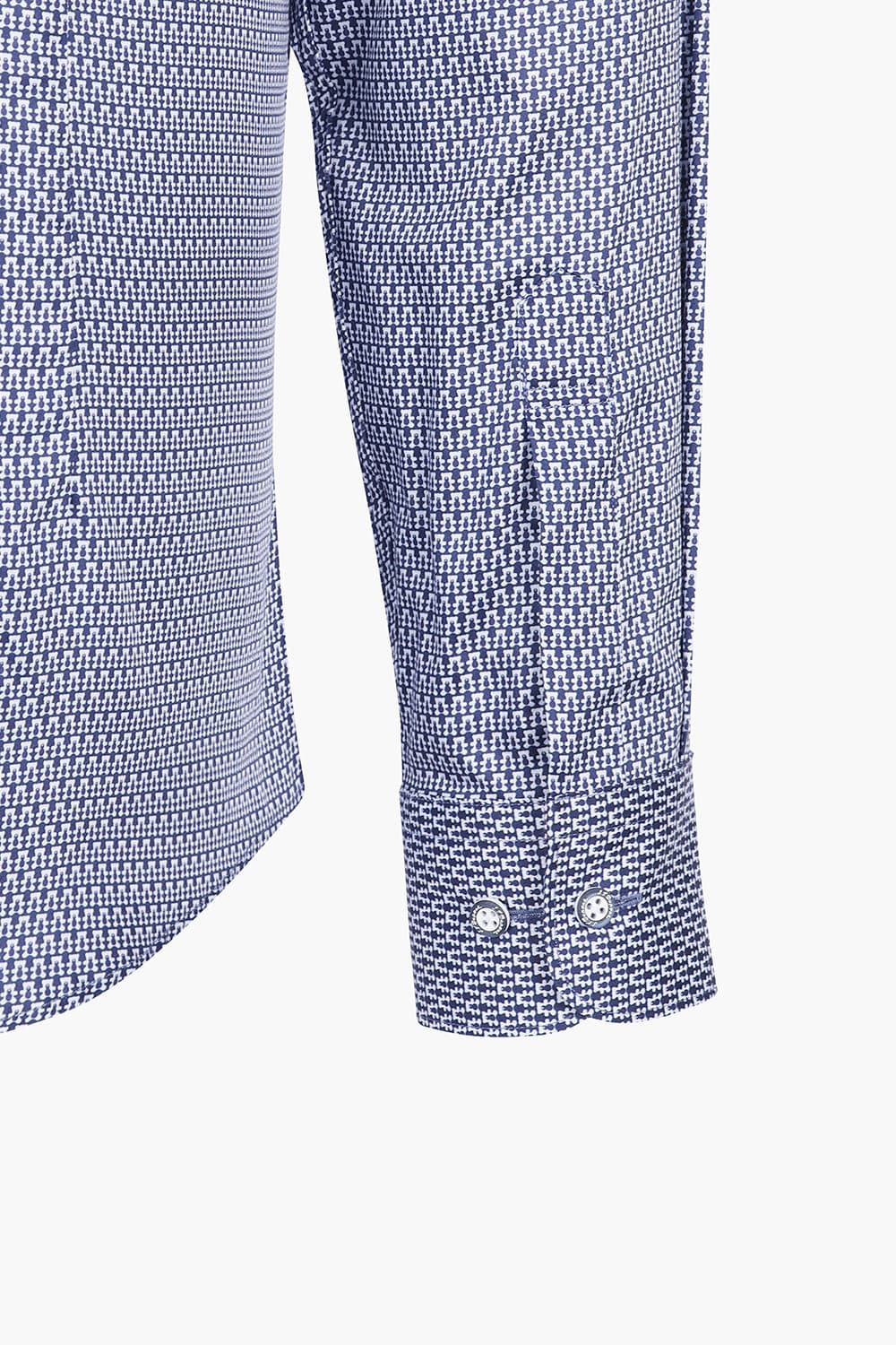 미니 베어 모티브 프린트 251 컴포터블 셔츠 네이비 SE5SM21LS253SNY