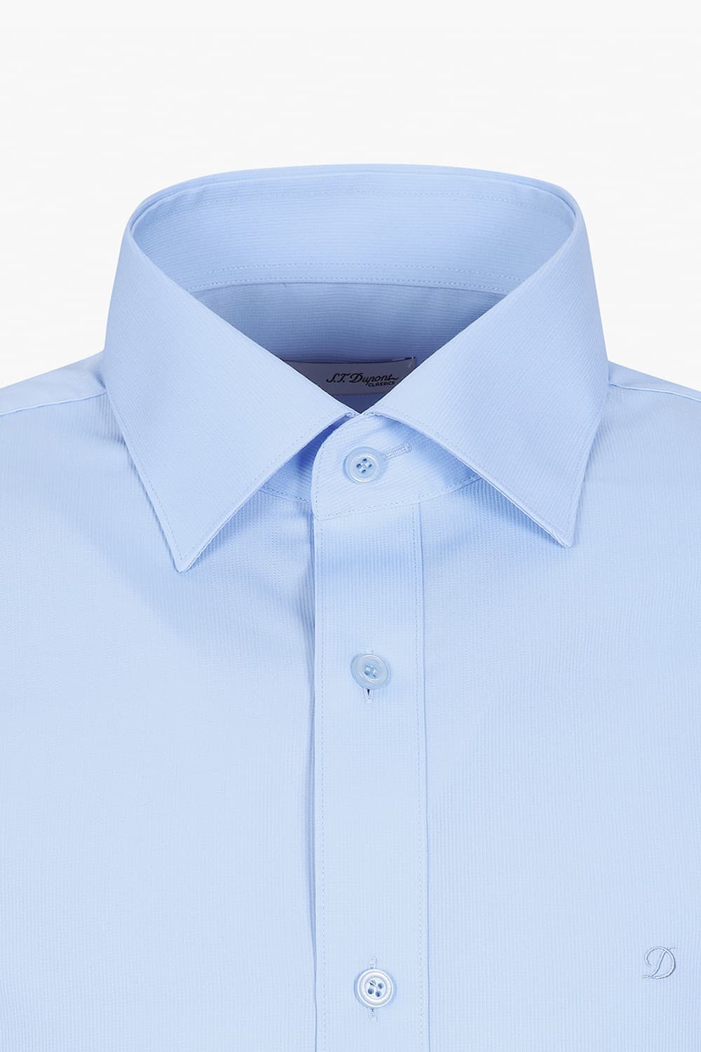 텐셀 도비 커프스 트리콜로르 316 컴포터블 셔츠 블루 SE5SM21LS316SBU