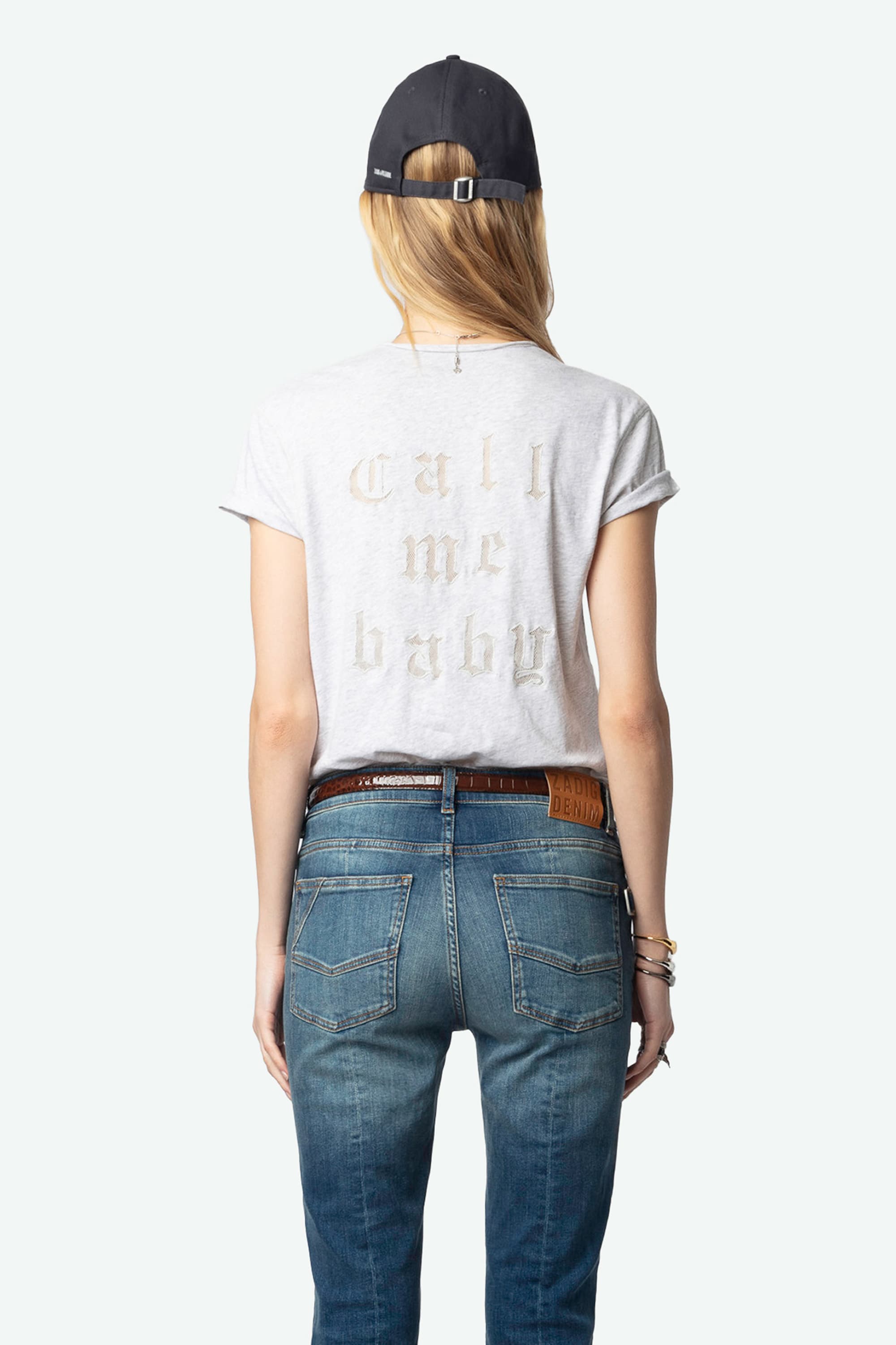 Story Fishnet Call Me Baby T-shirt