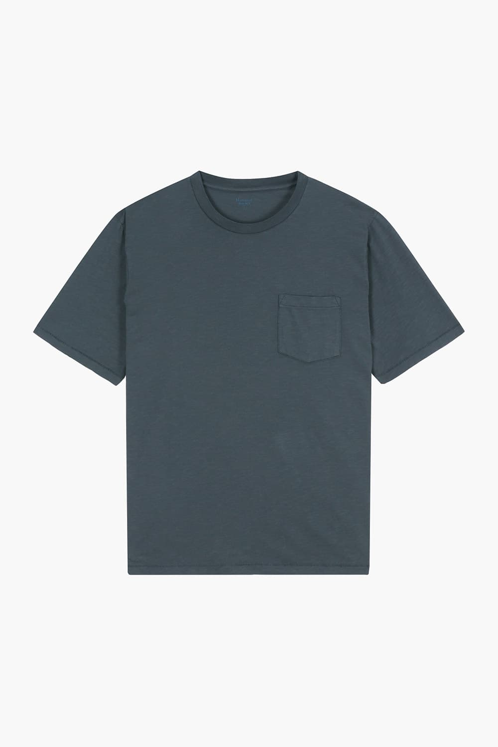 코튼 포켓 크루넥 반소매 티셔츠 BD7130304