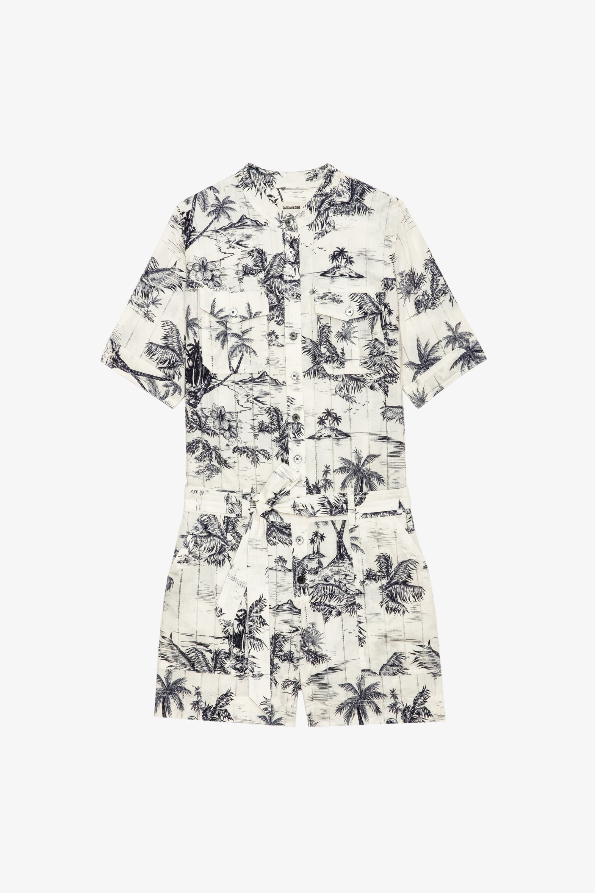 Cook Tropical Cotton Jumpsuit