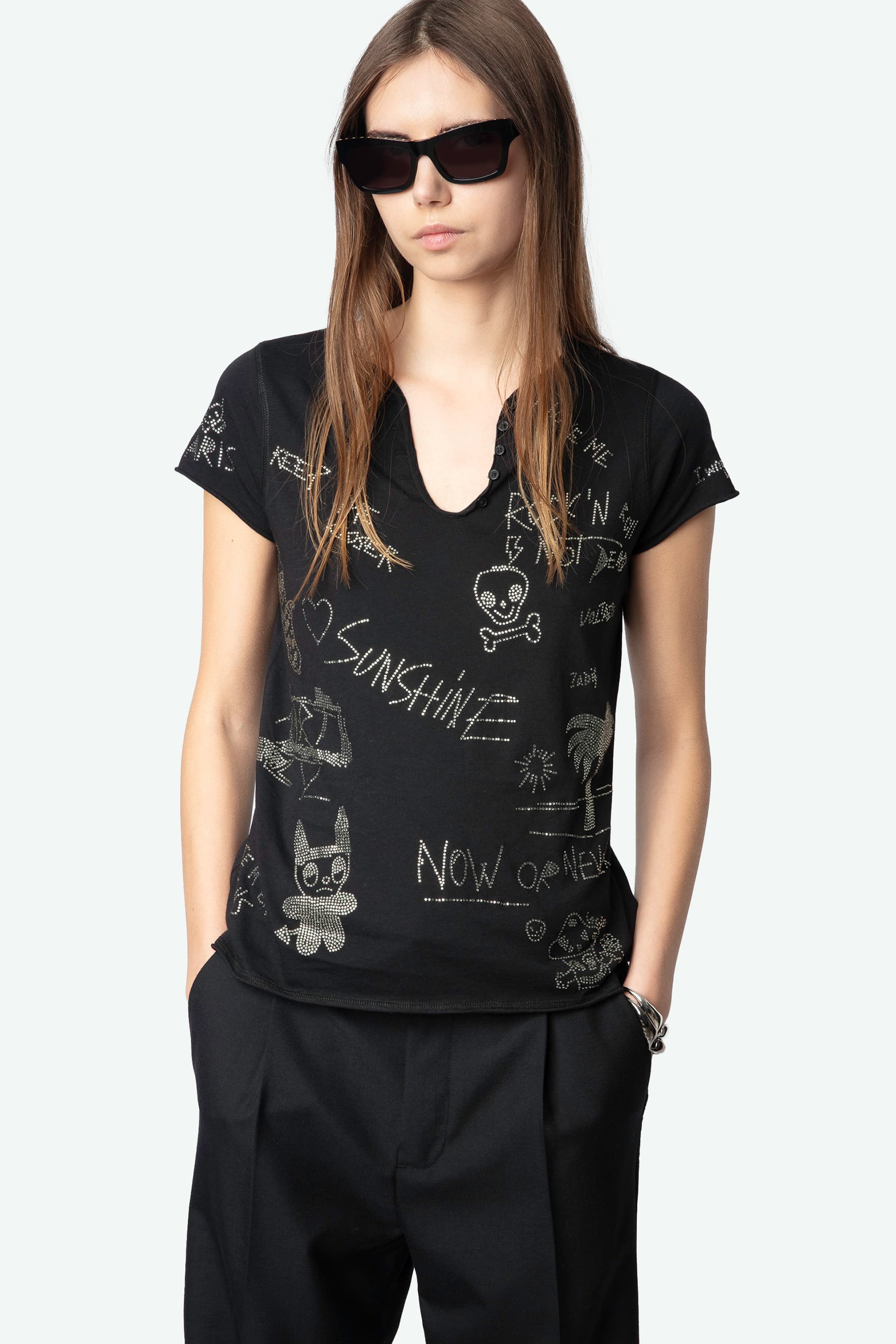 Tunisien Multi Strass T-shirt