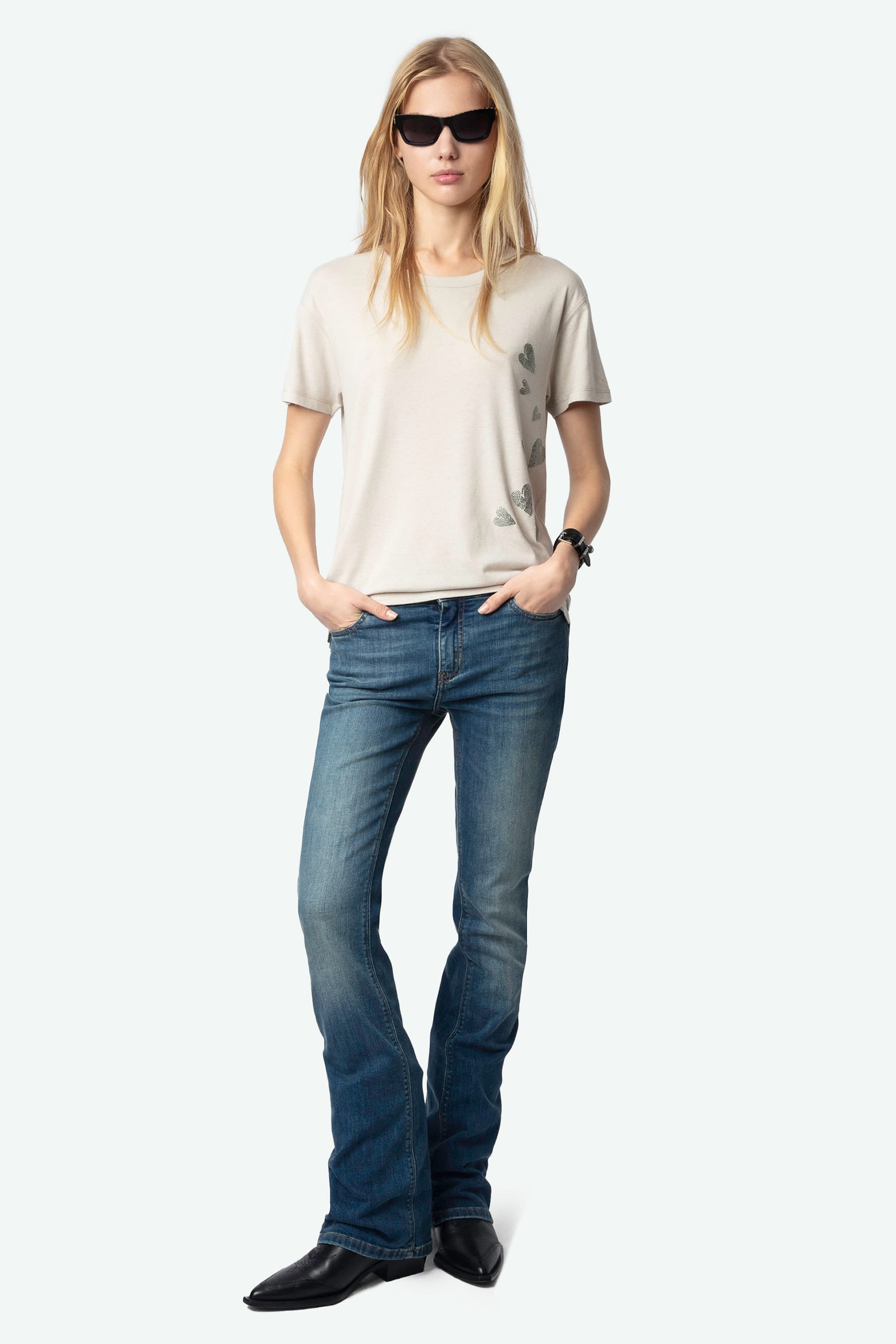 Marta Heart Strass T-shirt