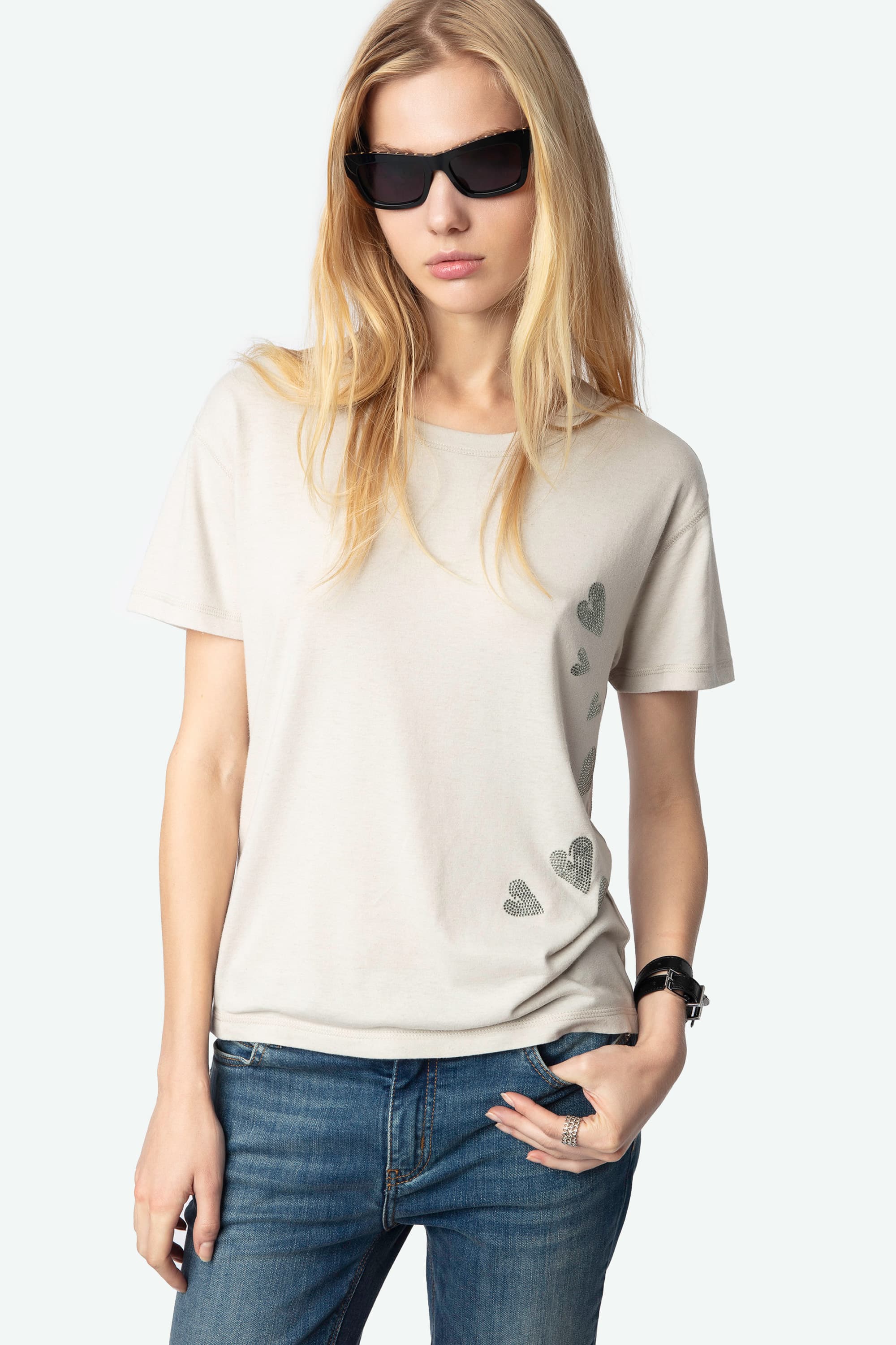 Marta Heart Strass T-shirt