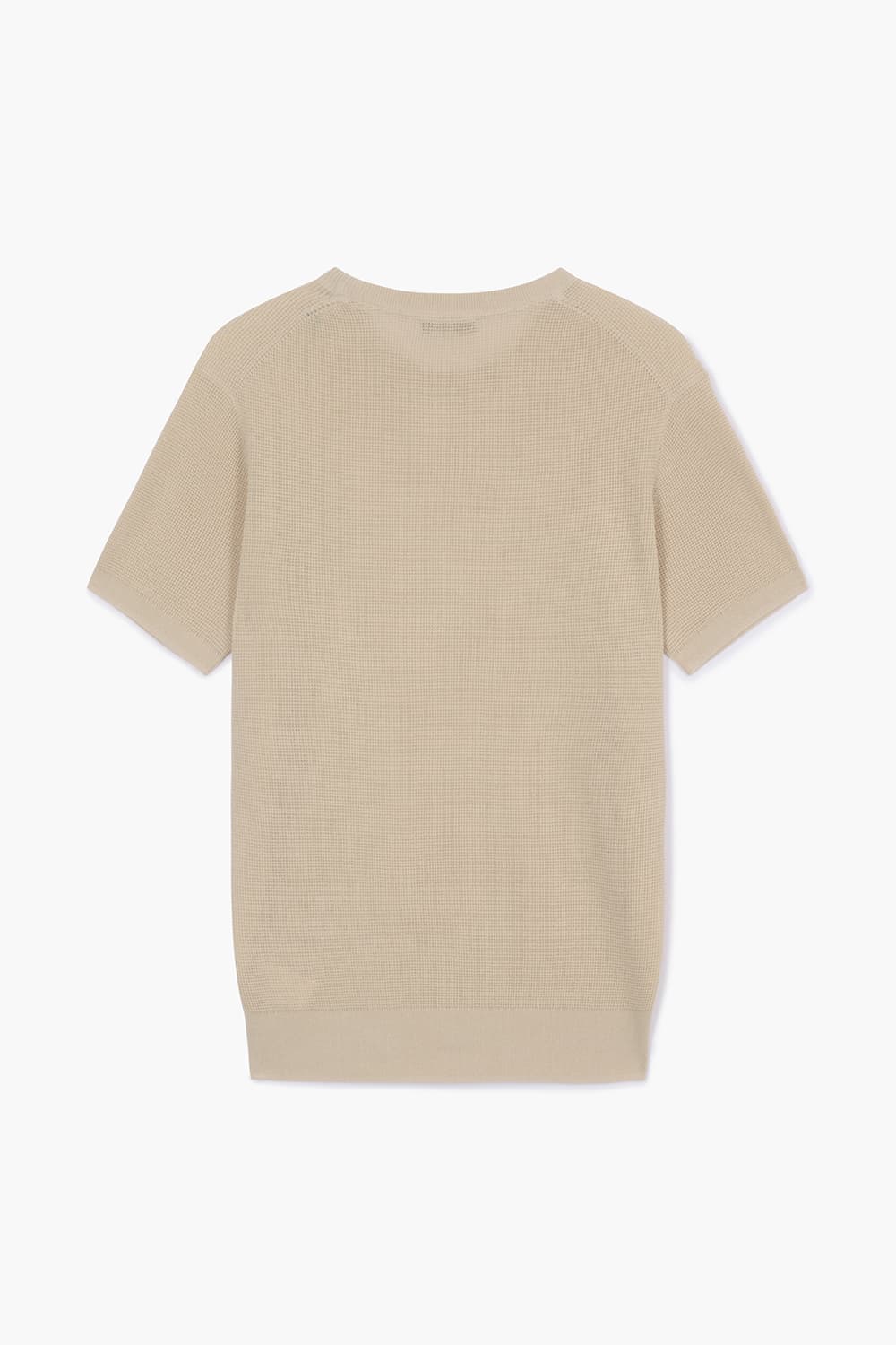 SALIX 린넨 혼방 크루넥 반소매 니트 201SALIXST-L1005