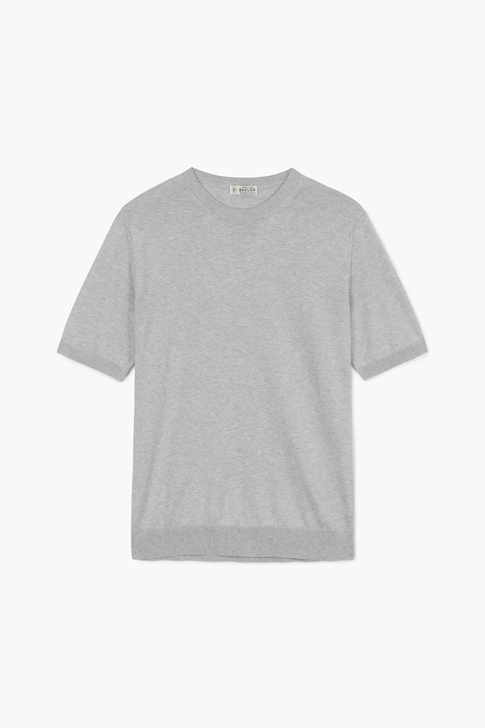 MC 실크 혼방 크루넥 반소매 니트 BPS132P555201