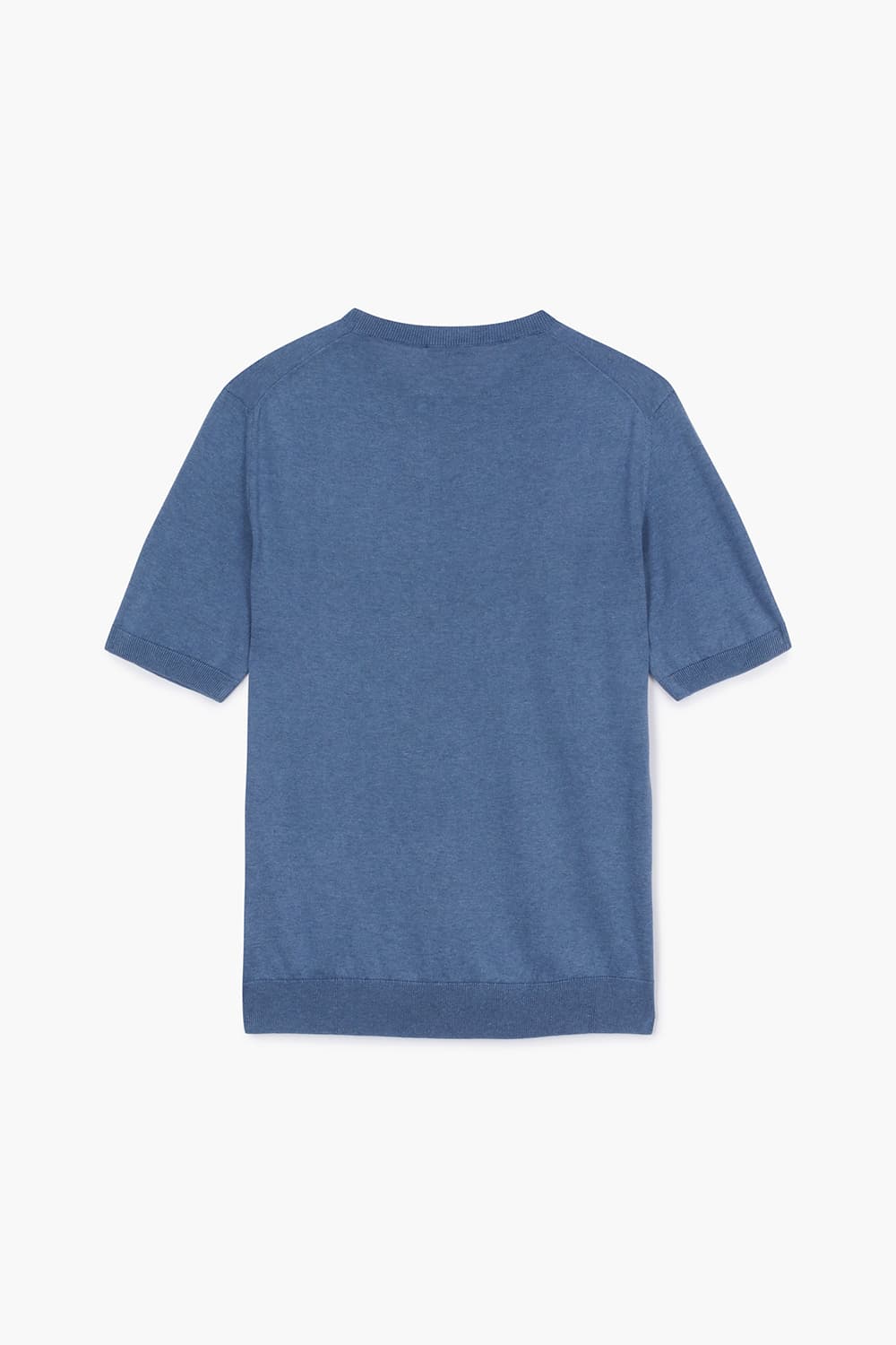 MC 실크 혼방 크루넥 반소매 니트 BPS132P555204