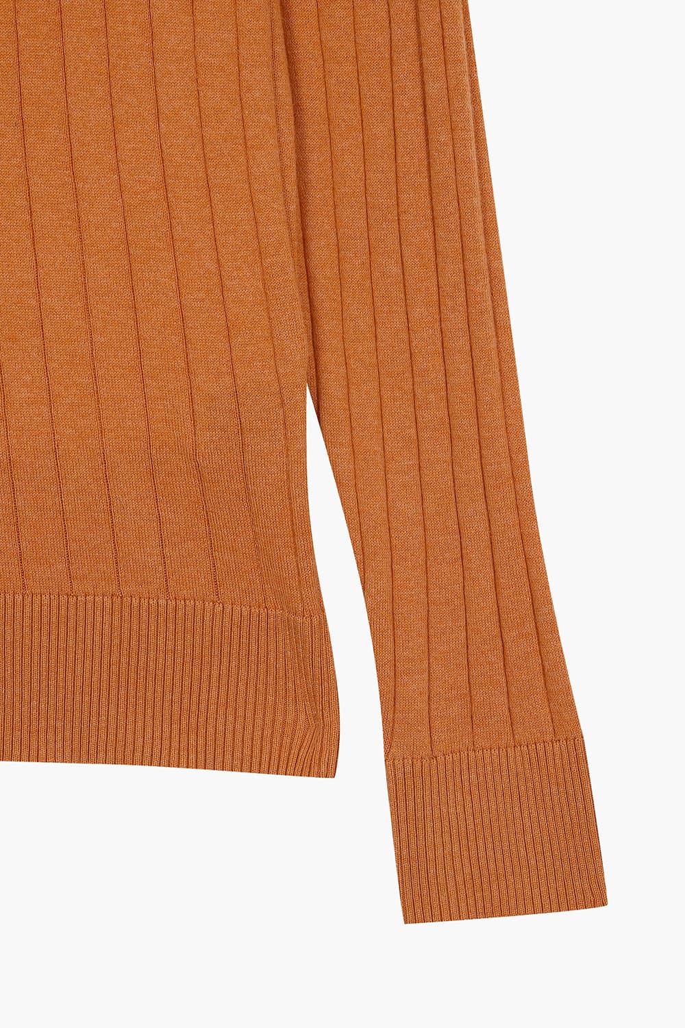 코튼 리브 긴팔 니트 오렌지 RE5SMBAKN103R40