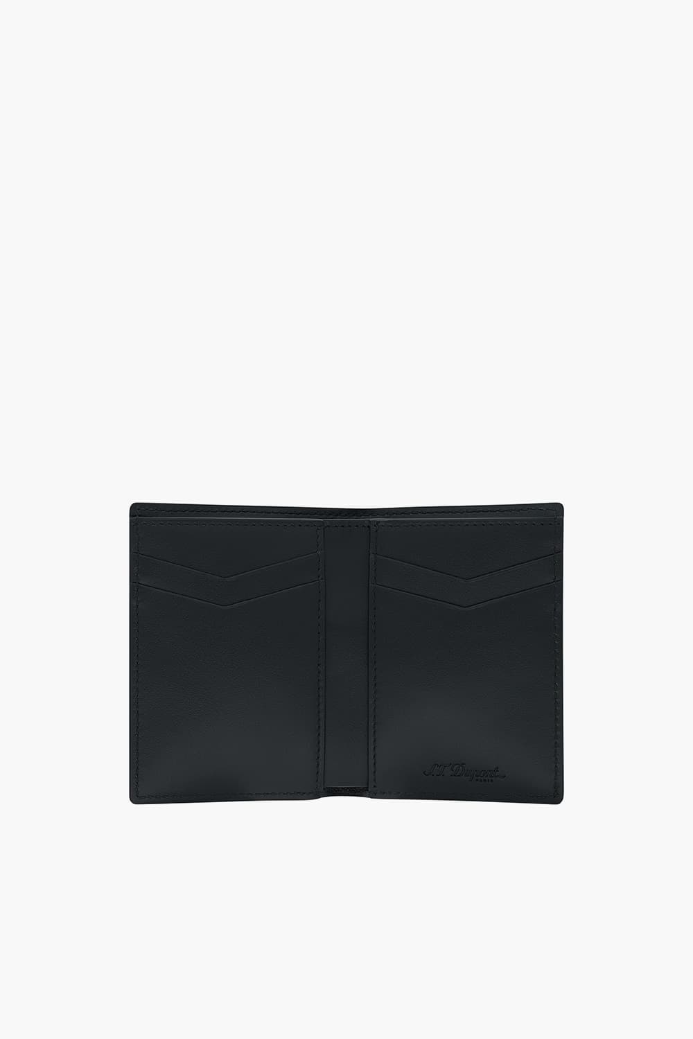 24 르글랑 아뜰리에 크로코패턴 버티컬 4CC 지갑 블랙 CI190578Z