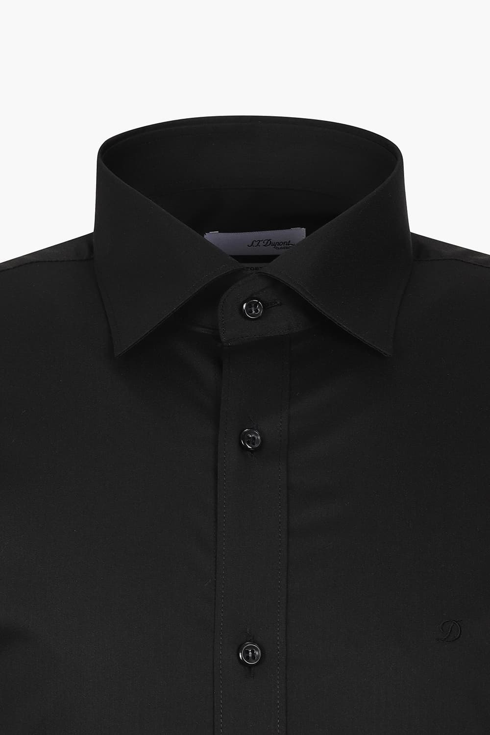 스트레치 솔리드 930 컴포터블 셔츠 블랙 SE4SM22LS930SBK