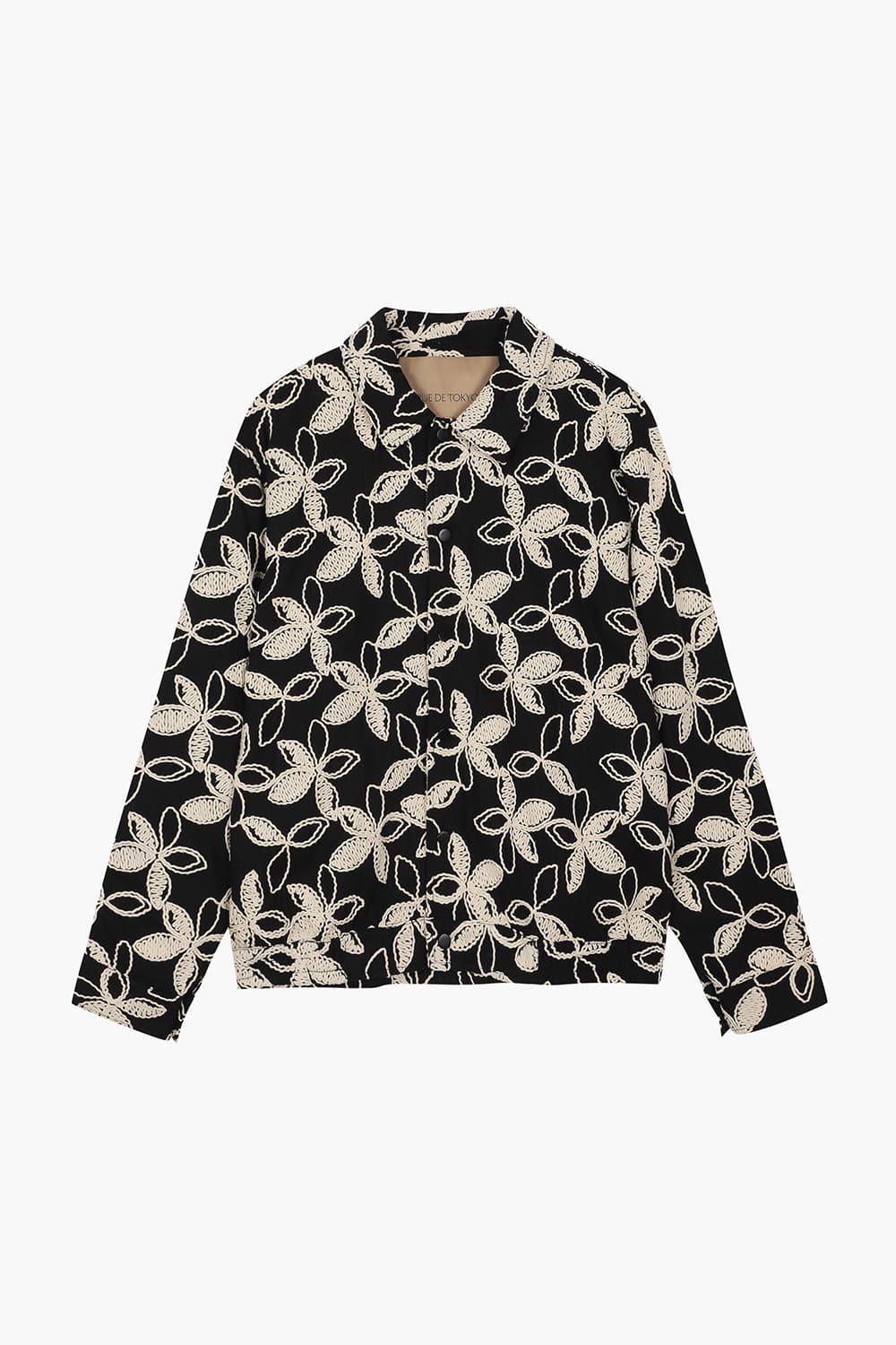 CLANCY 린넨 혼방 플라워 패턴 셔츠 25-2 3140234 BWF