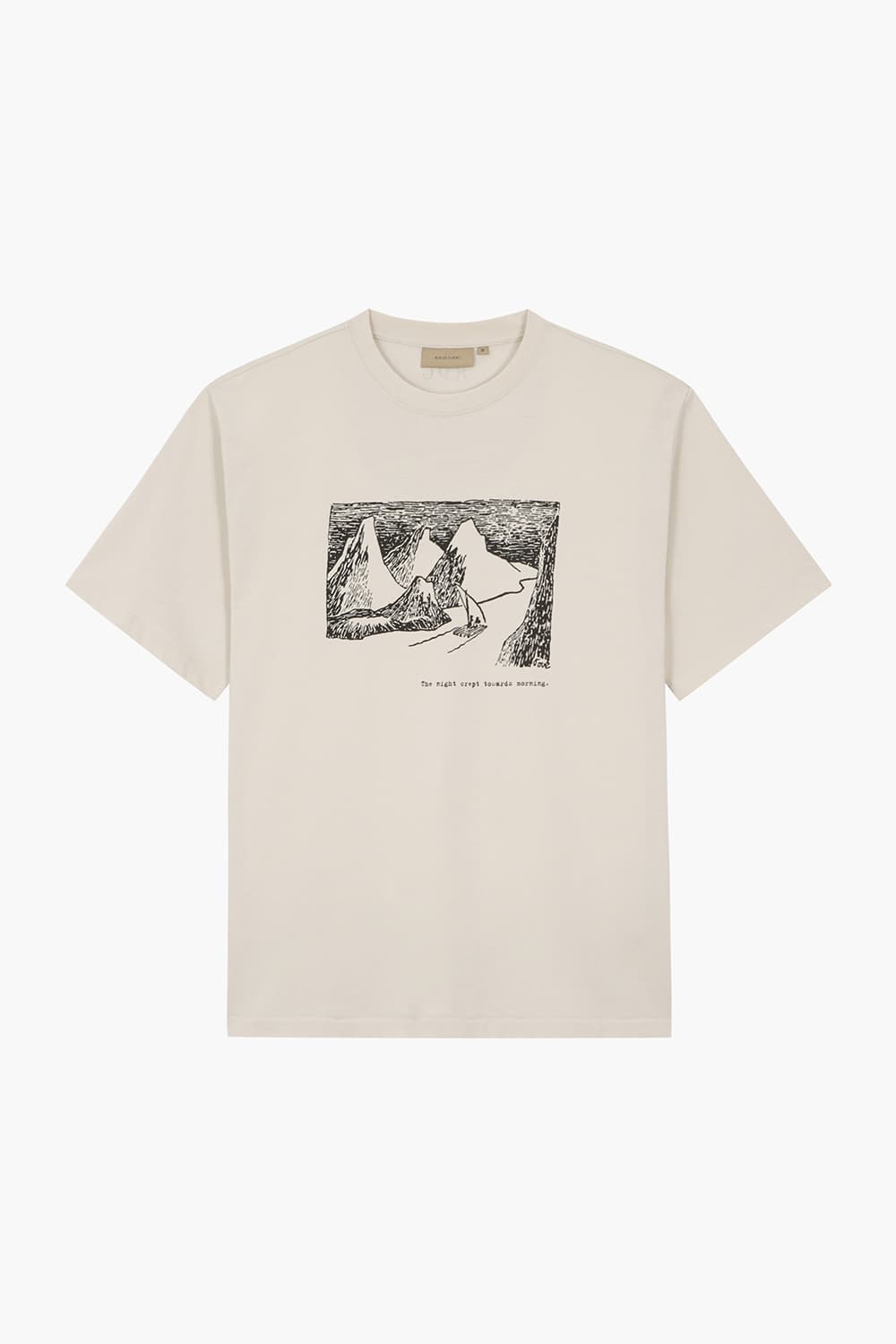 THOMAS 코튼 무민 일러스트 반소매 티셔츠 25-2 3970224CWBP