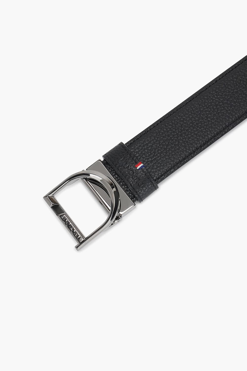 D로고 버클 리버서블 루테늄 35MM 리버서블 벨트 블랙 CJ9351200Z