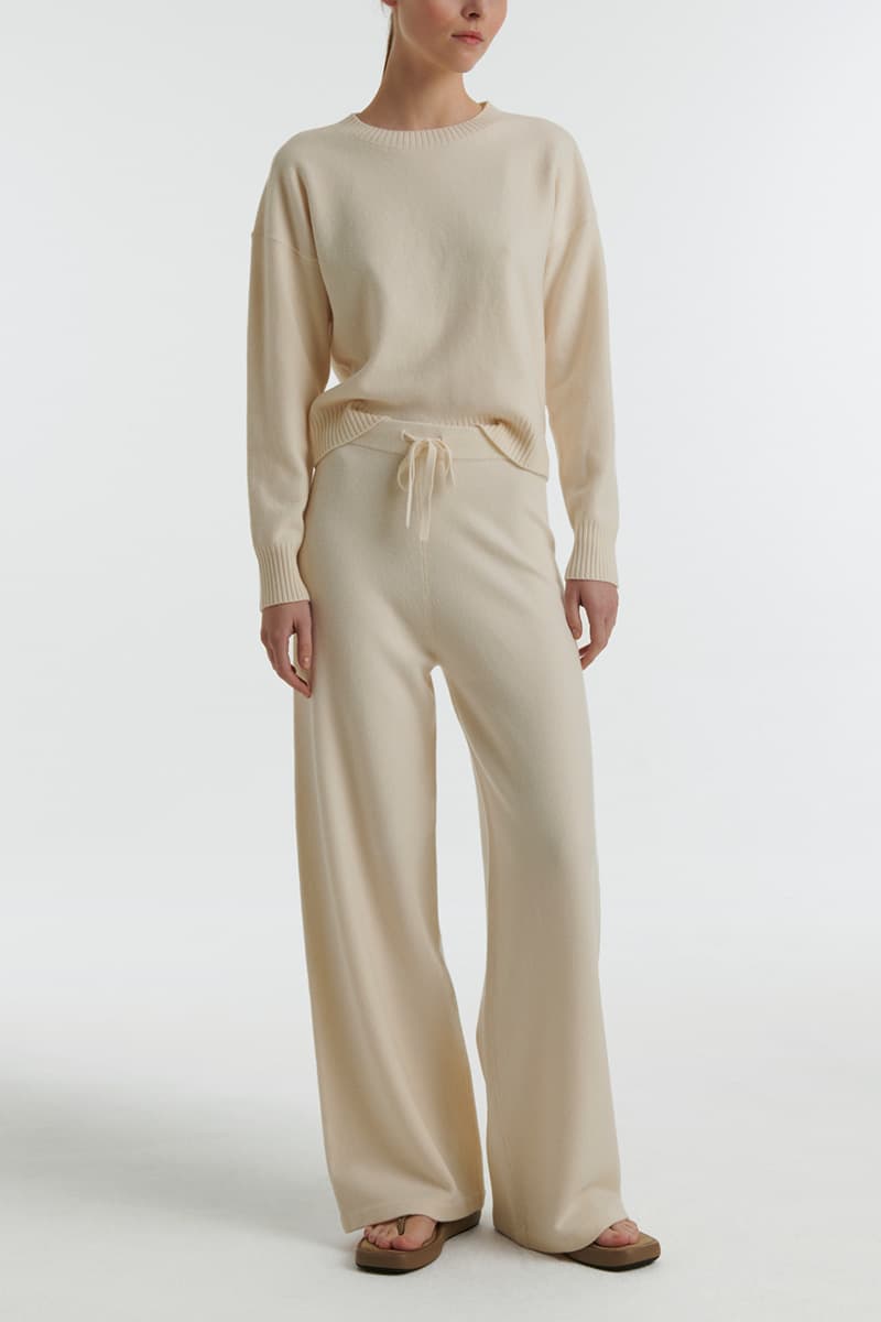 플라스트론 니트 팬츠 CE4WFKNPT005C21