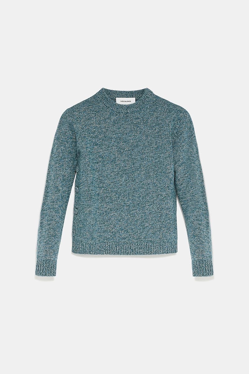 레귤러 핏 라운드 니트 CE4WFKNTP004C81