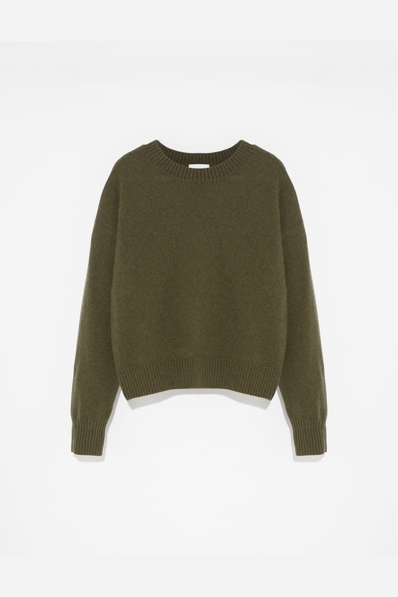 베이직 핏 라운드 니트 CE4WFKNTP001C56