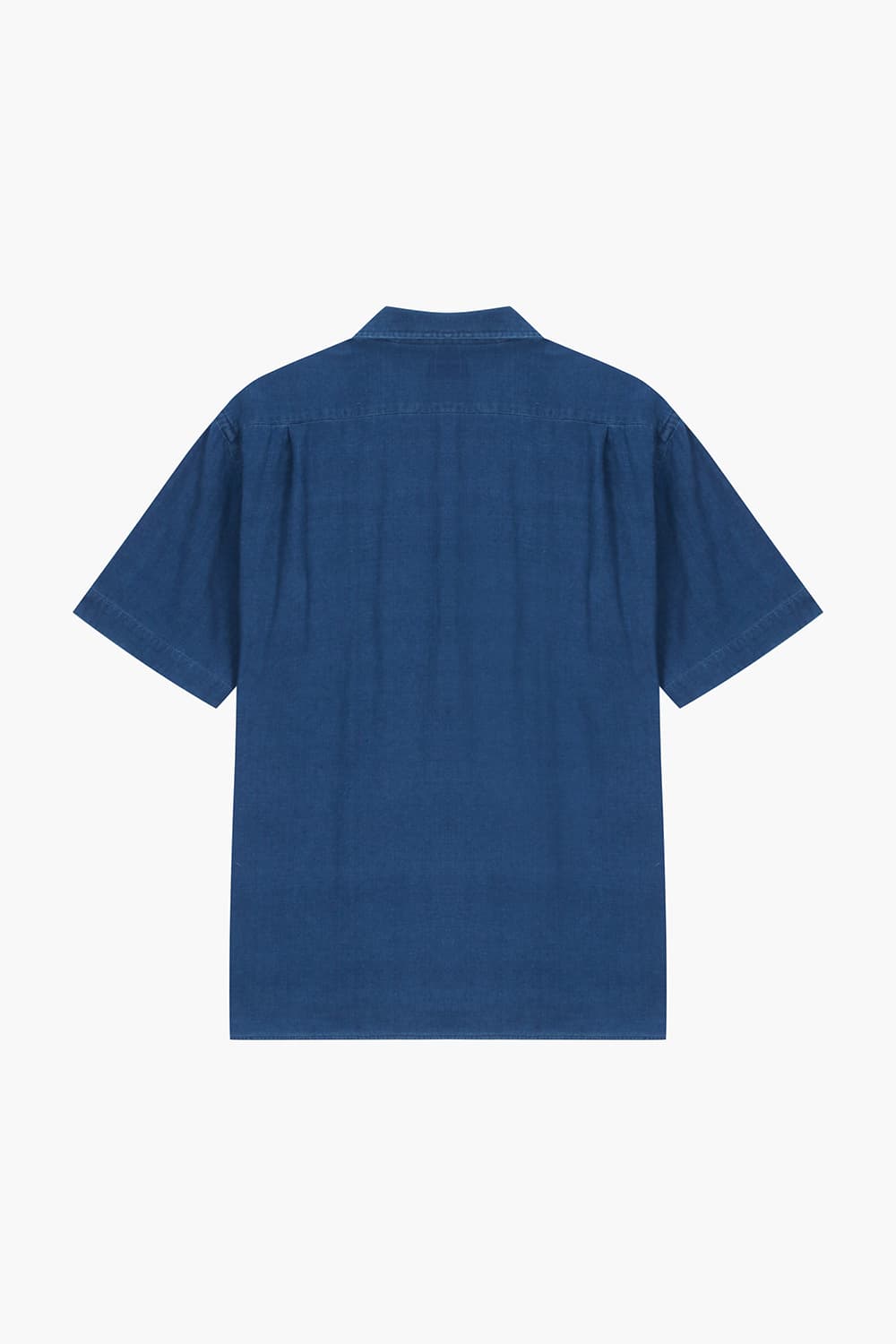 데님 포켓 테일러드 카라 반소매 셔츠 BD1402601