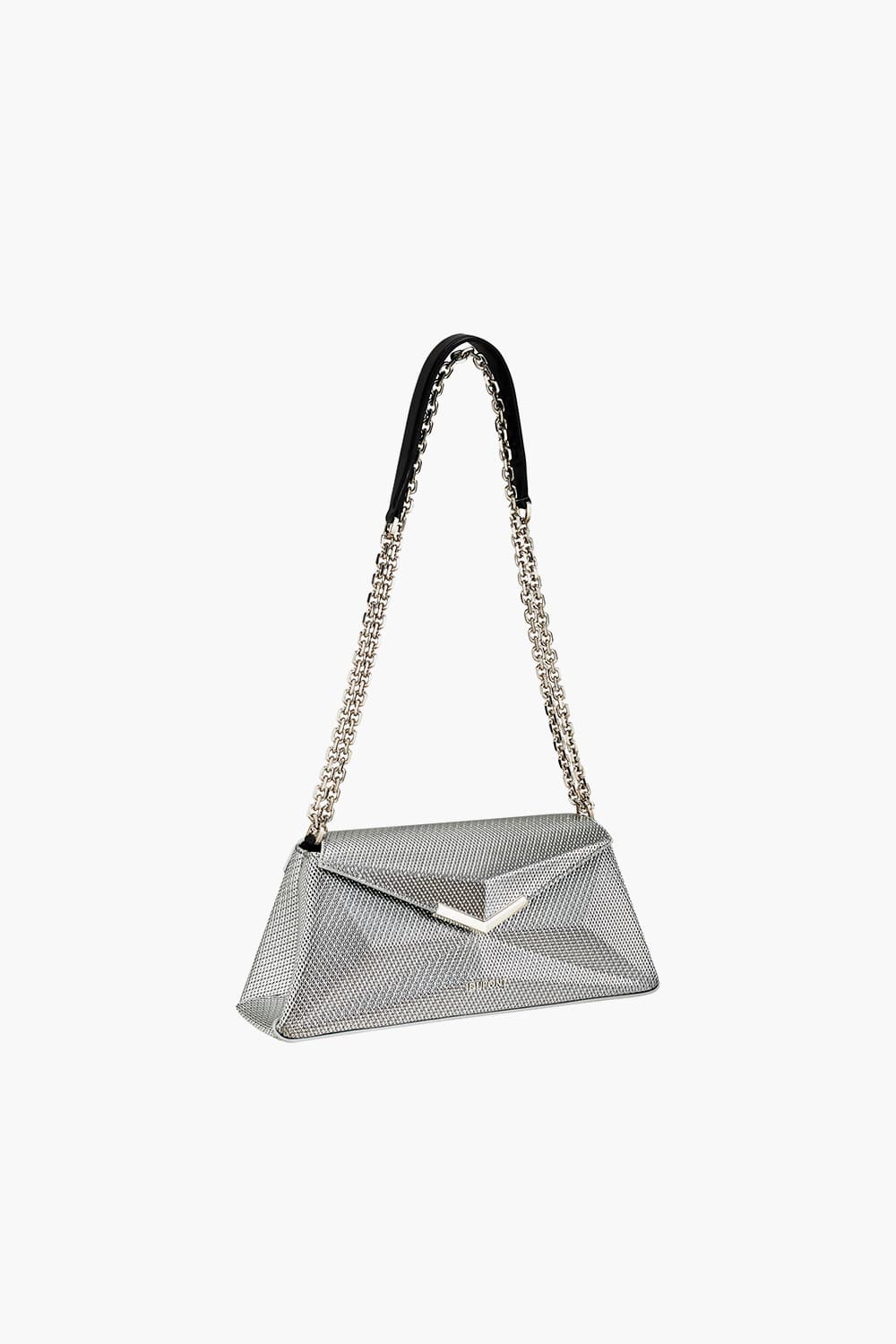 엑스백 바게트 토트백 실버 메쉬 N1XM292SV1