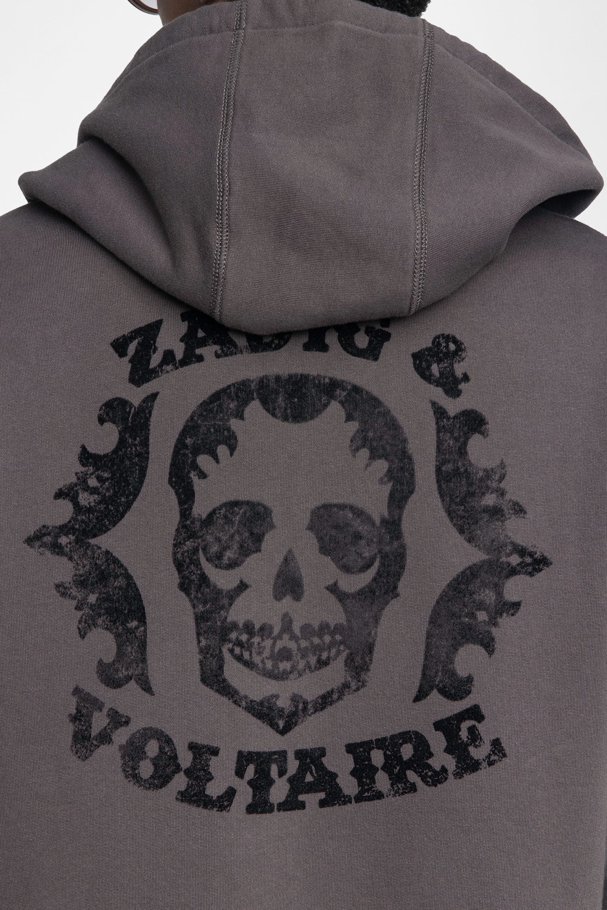 Sacha Skull Zip-Up Cardigan