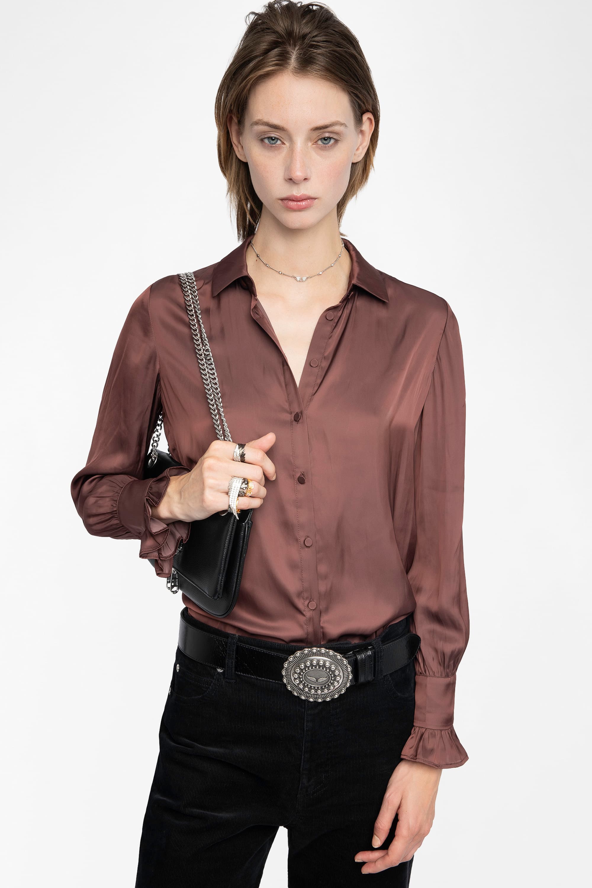 Thely Satin Shirt
