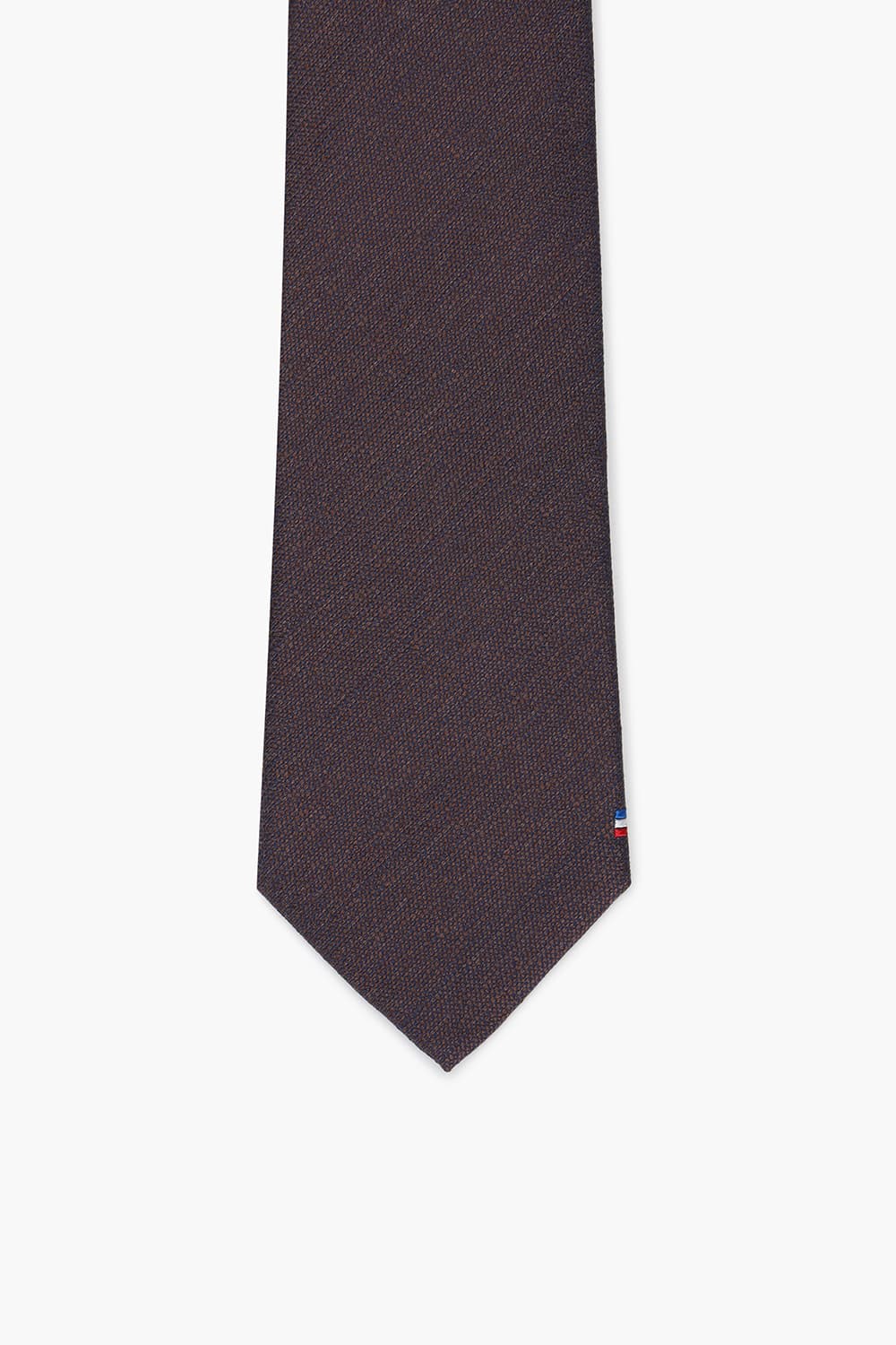 삼색 자수 253 넥타이 브라운 TE5FM62KA253TBW
