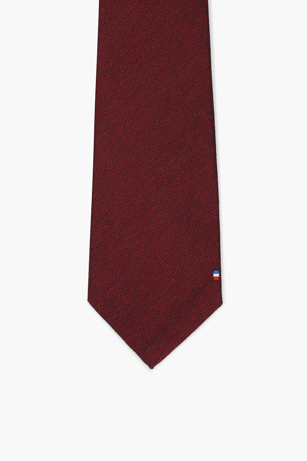삼색 자수 253 넥타이 와인 TE5FM62KA253TWN
