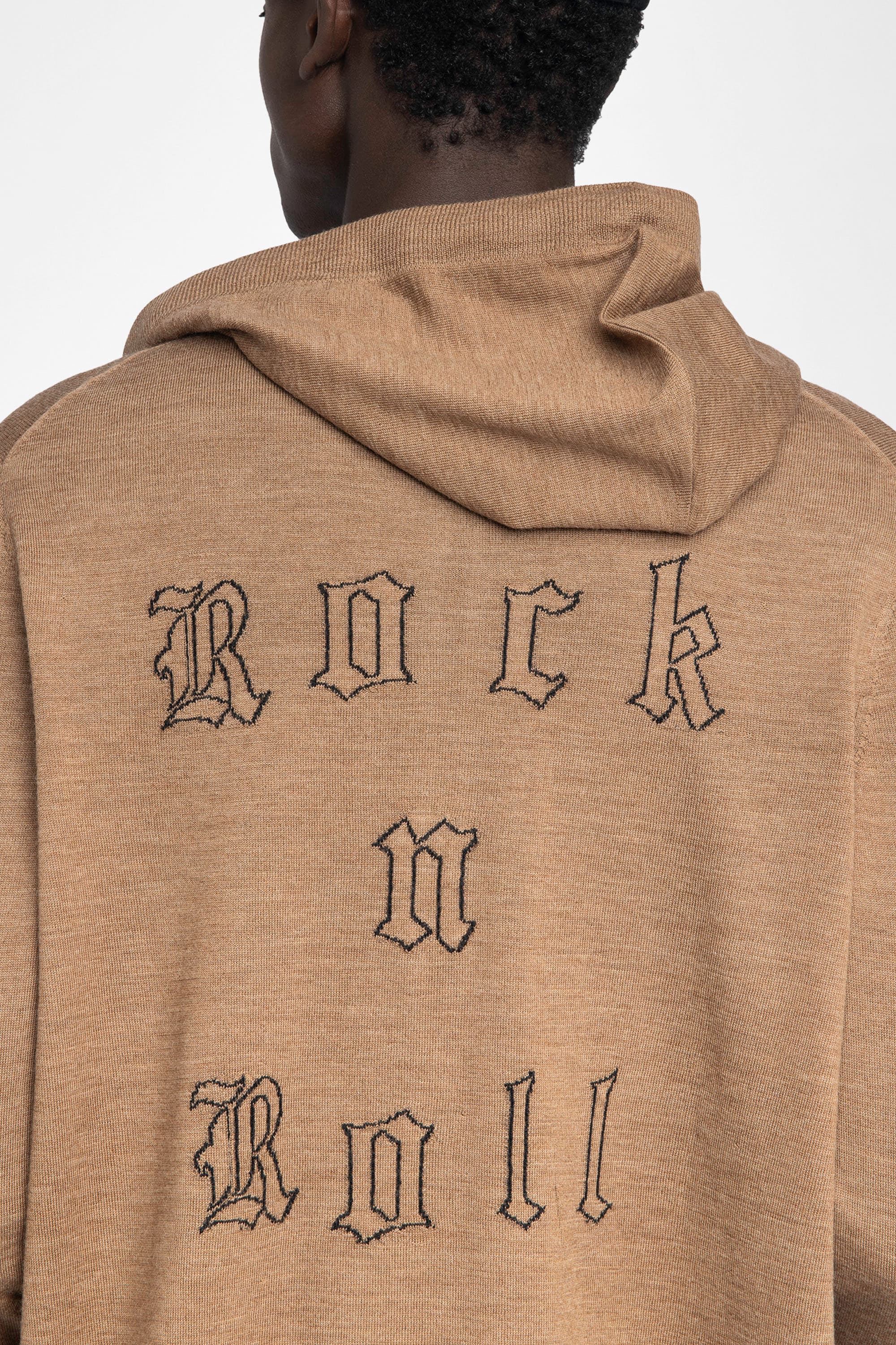 Clash Wool Zip-Up Cardigan