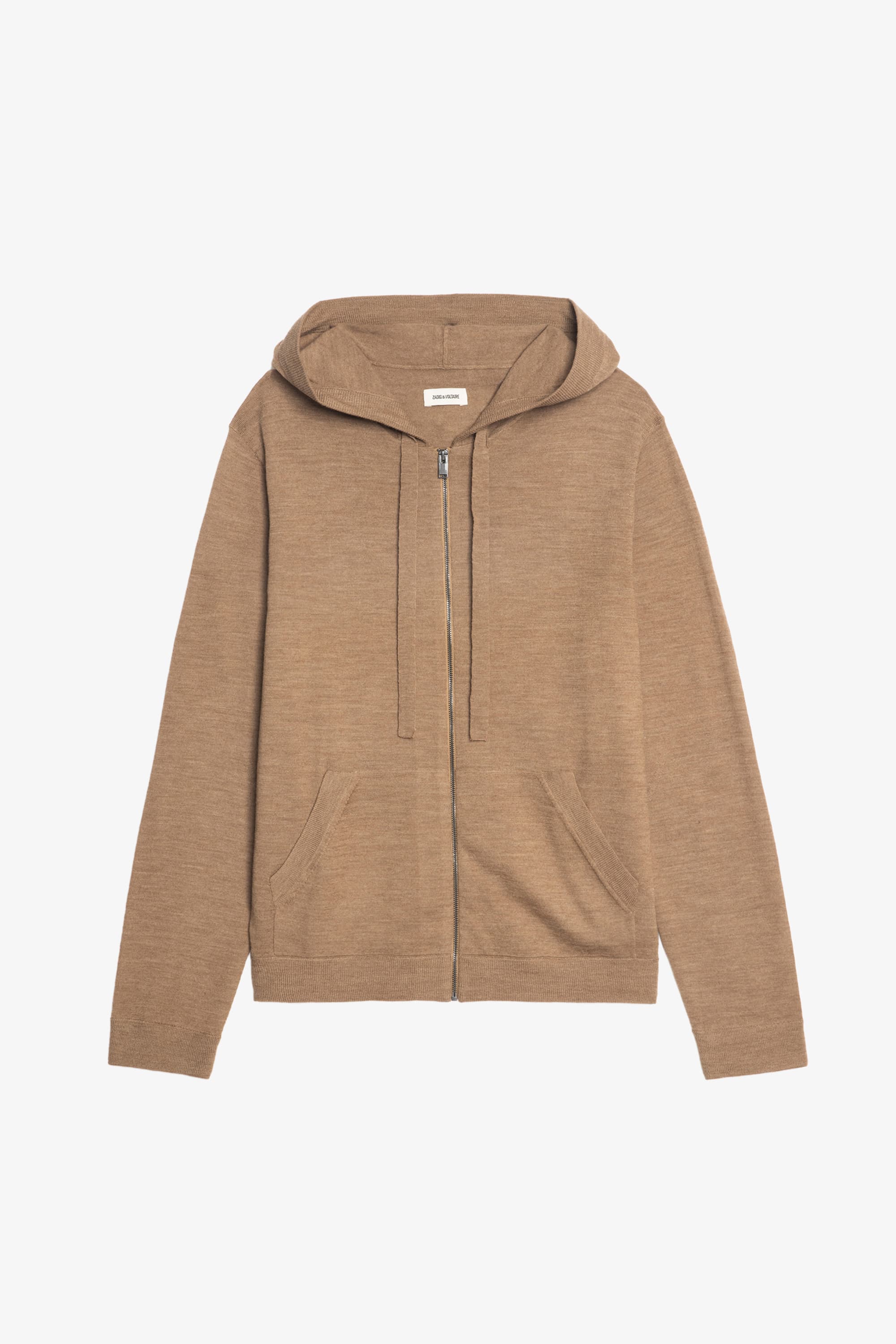 Clash Wool Zip-Up Cardigan
