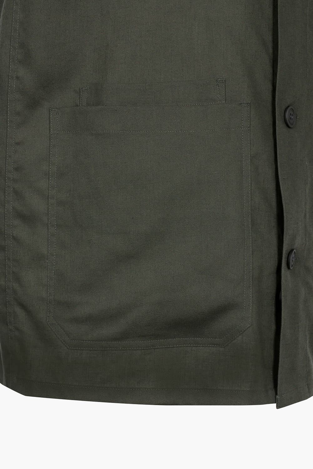 린넨 트리콜로르 957 셔켓 카키 SE4SM22LS957SKH