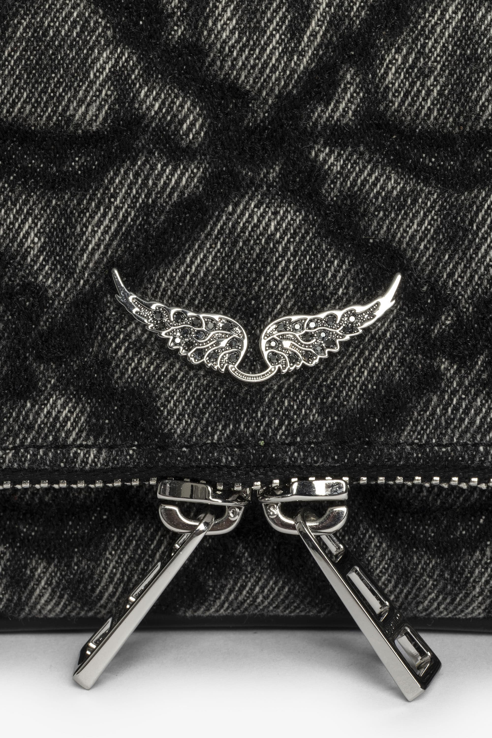 Rock Nano Monogram Denim Bag