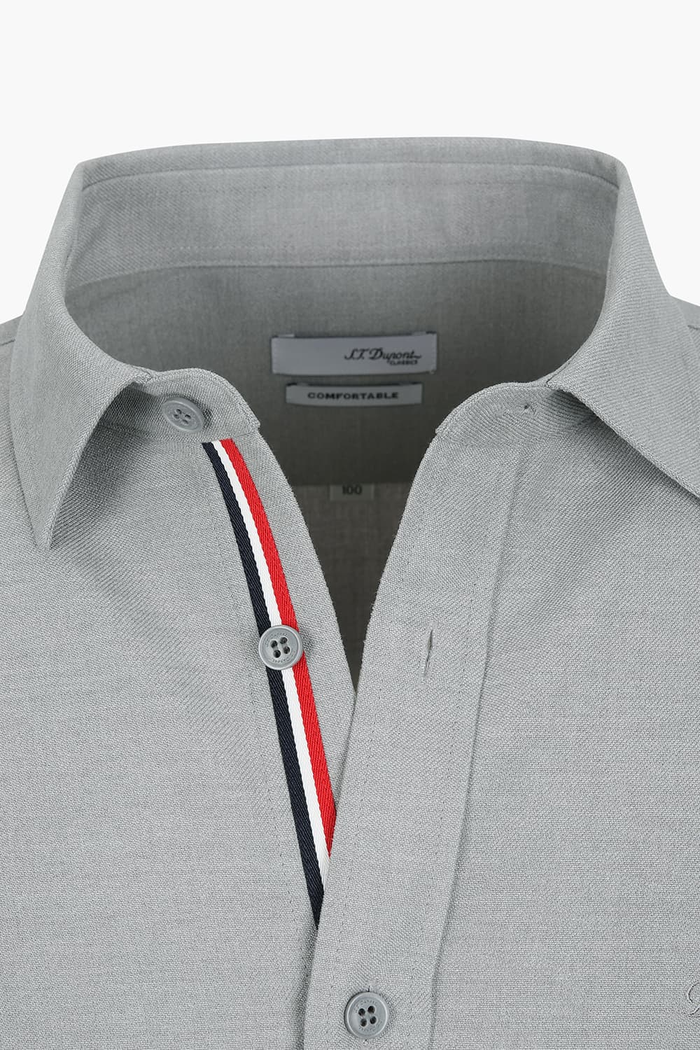 솔리드 기모 트리콜로르 956 컴포터블 셔츠 그레이 SE5FM22LS956SGY