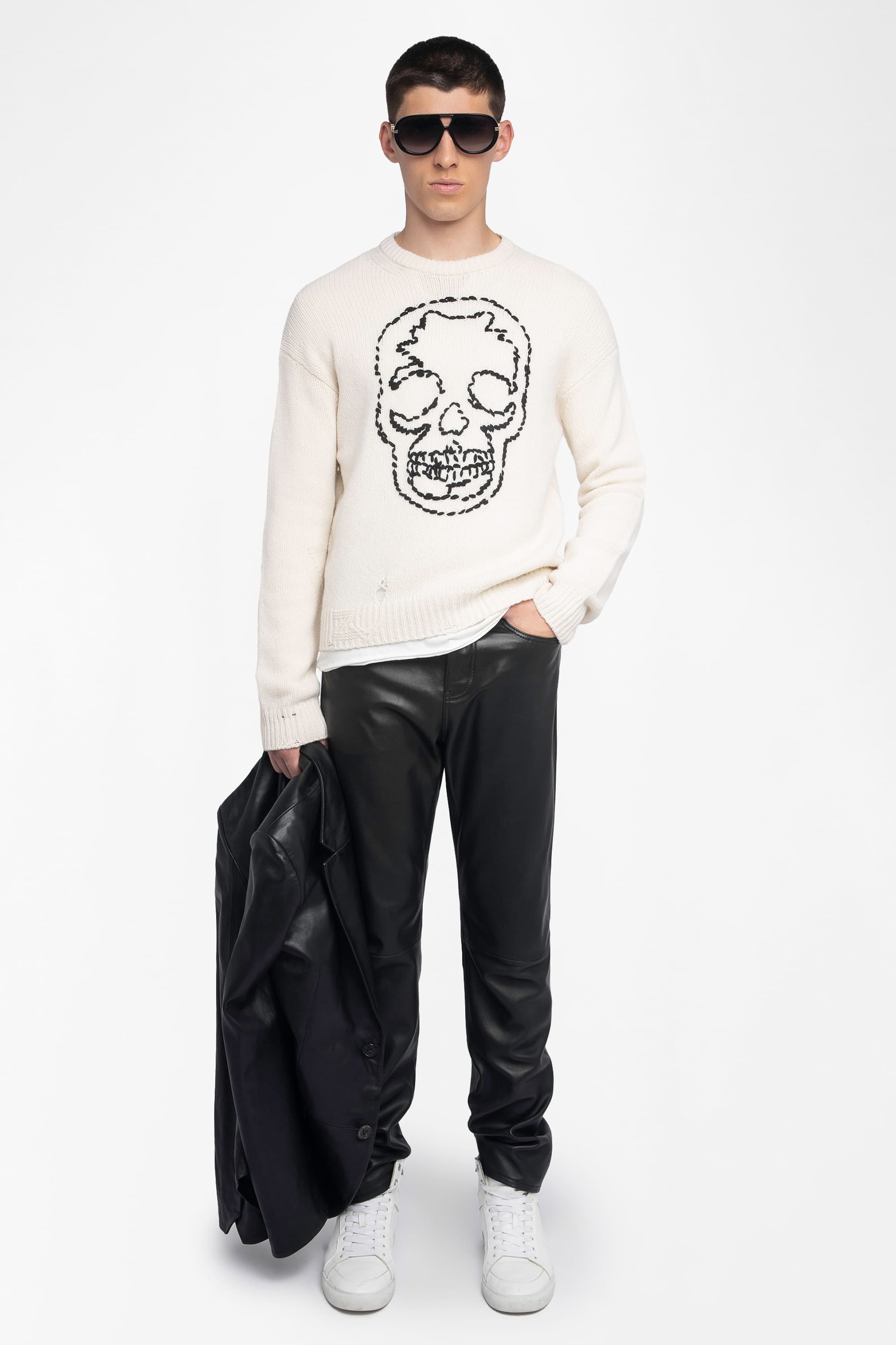 Marko Skull Wool Sweater