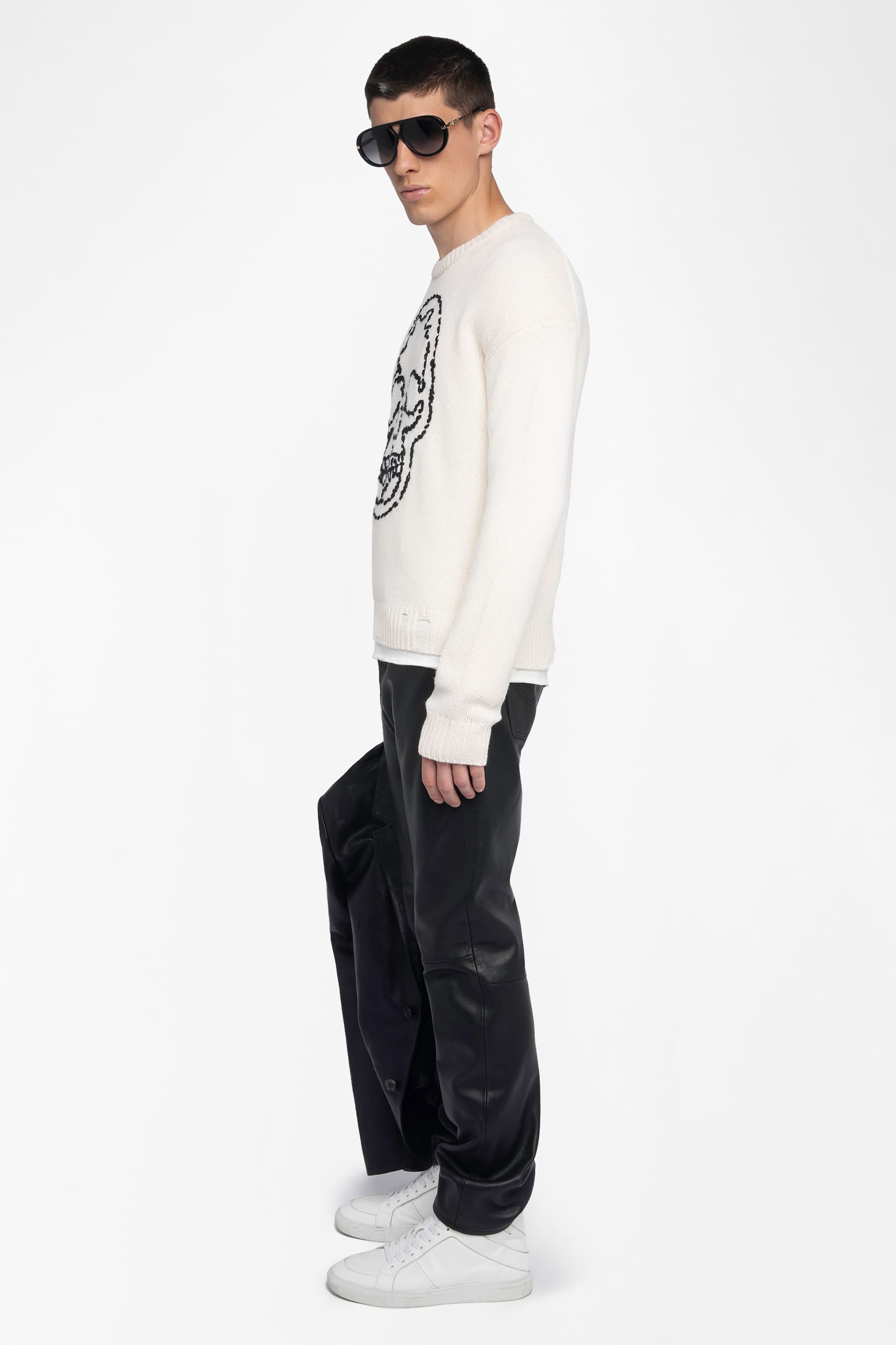 Marko Skull Wool Sweater
