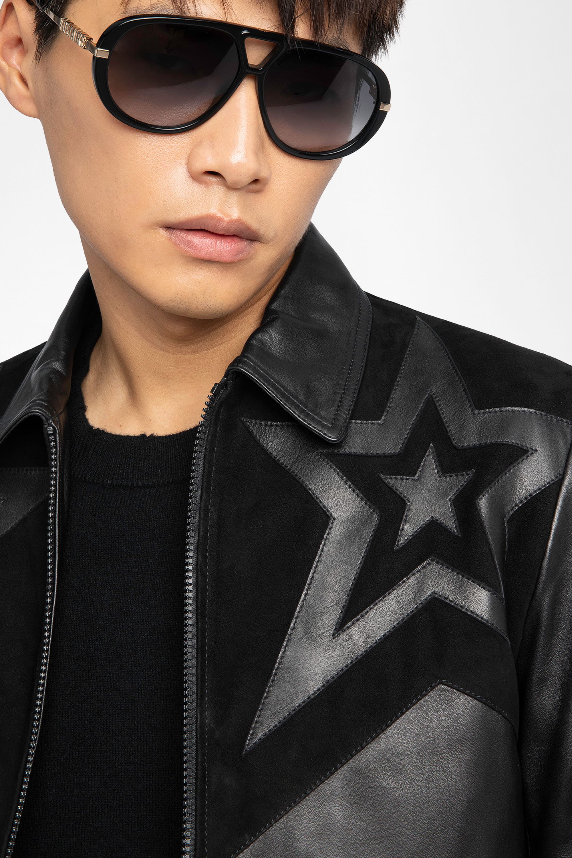 Locky Star Leather Jacket
